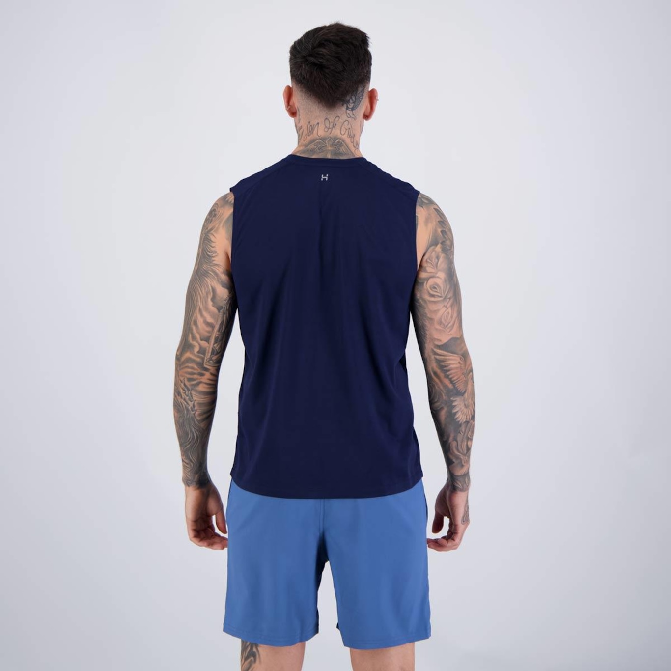 Kit Camiseta Regata Hering + Bermuda Sports - Masculina - Foto 5