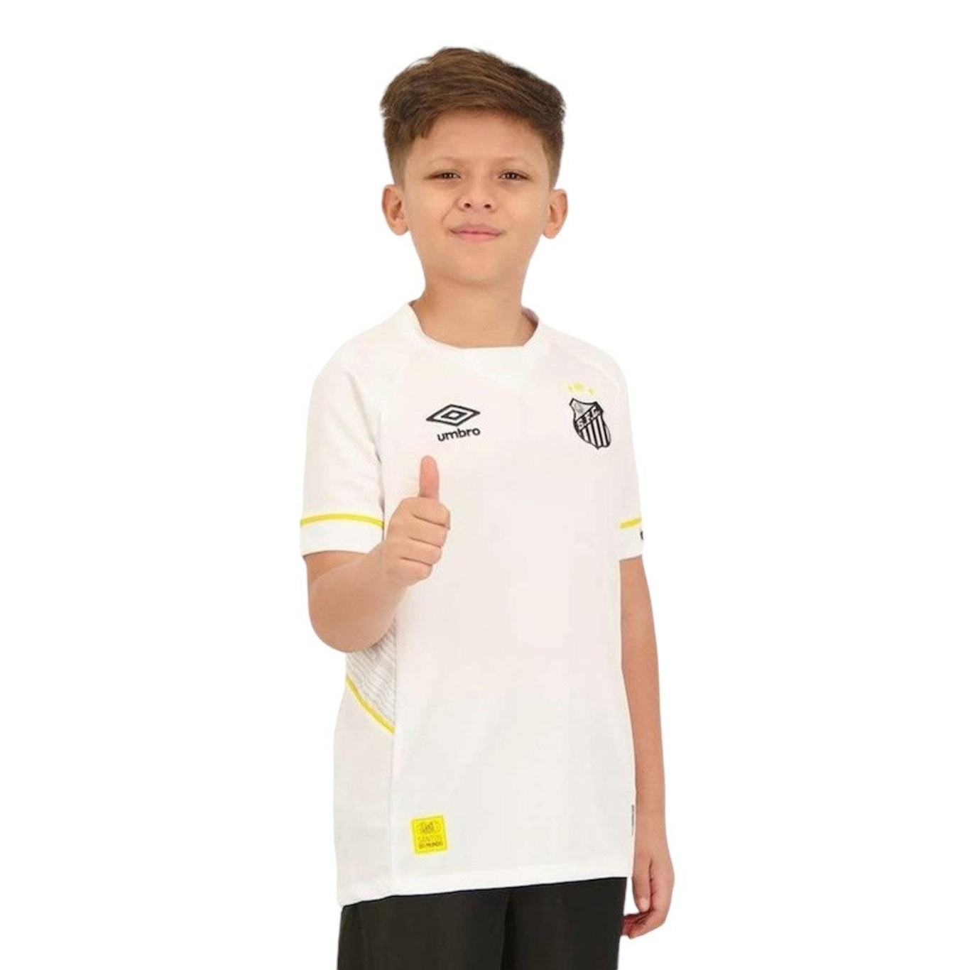 Camisa Umbro Santos I 2023/24 - Infantil - Foto 3