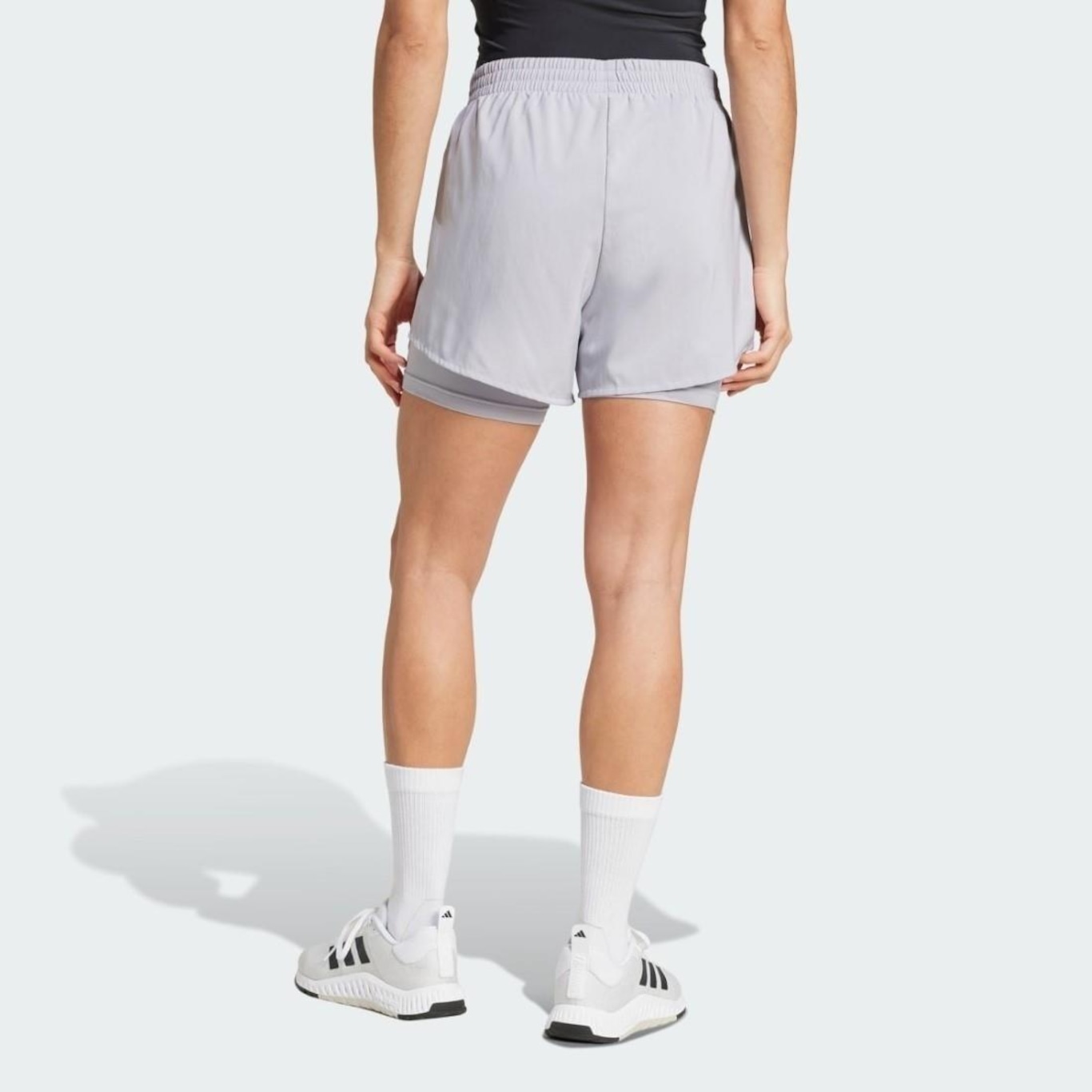 Short adidas 2 em 1 Minimal Aeroready - Feminino - Foto 2