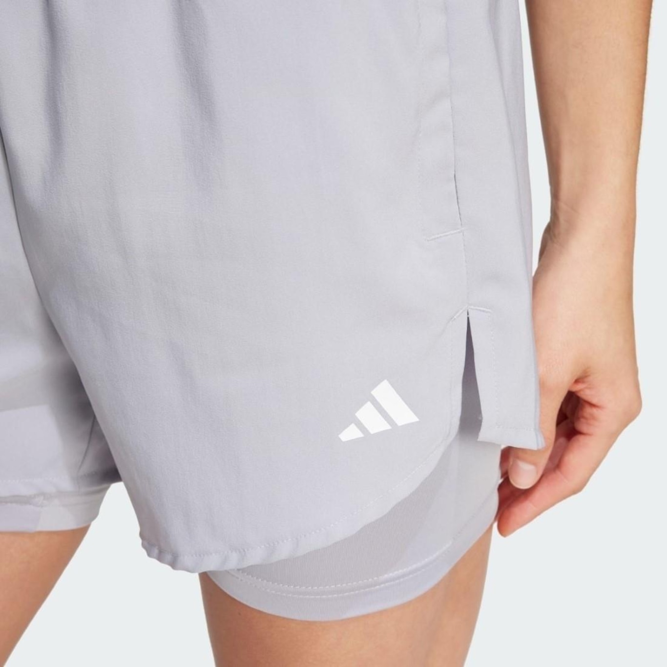 Short adidas 2 em 1 Minimal Aeroready - Feminino - Foto 5