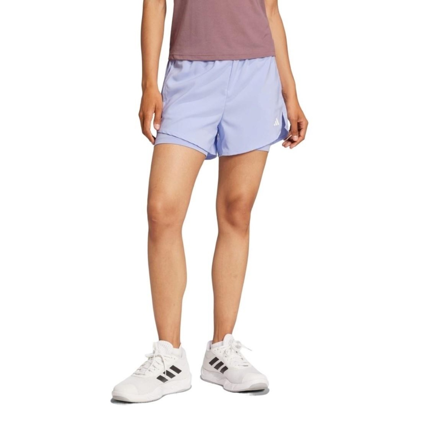 Short adidas 2 em 1 Minimal Aeroready - Feminino - Foto 1