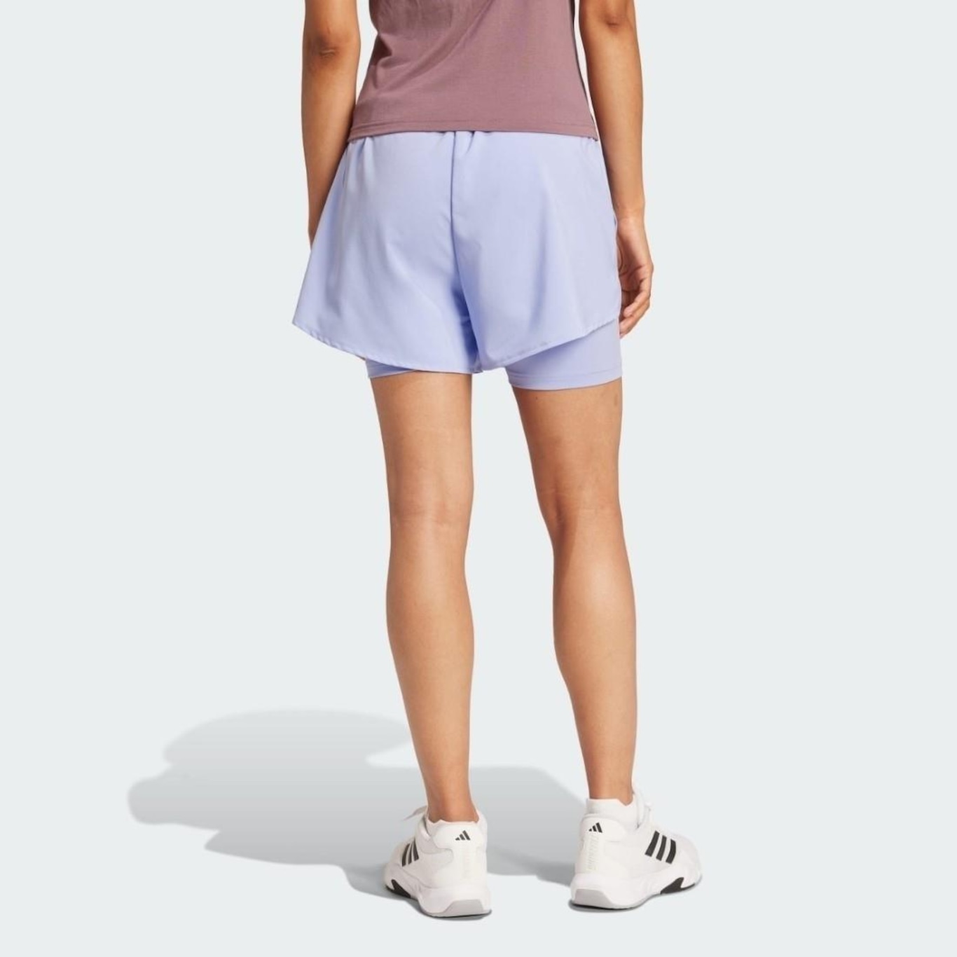 Short adidas 2 em 1 Minimal Aeroready - Feminino - Foto 2