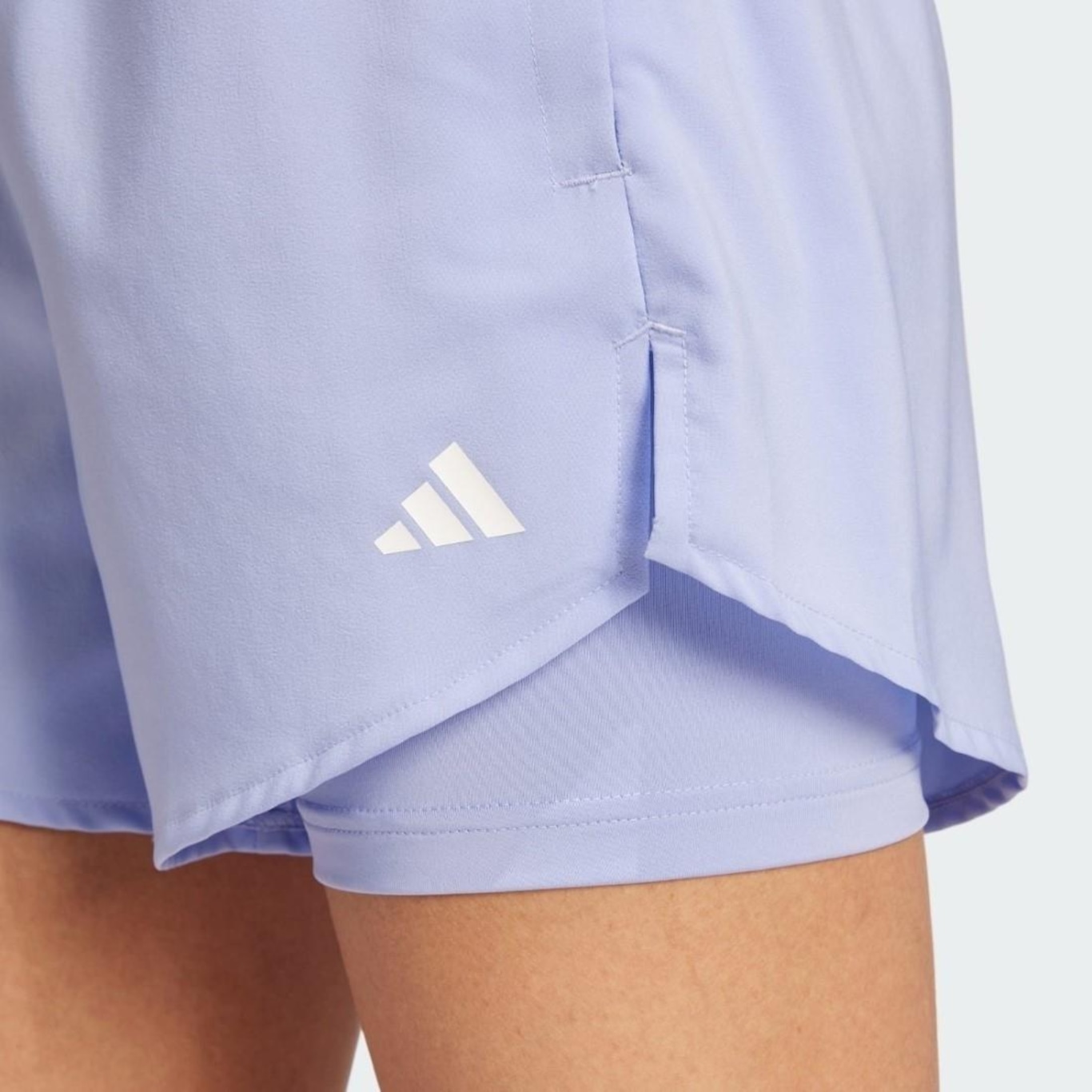 Short adidas 2 em 1 Minimal Aeroready - Feminino - Foto 4