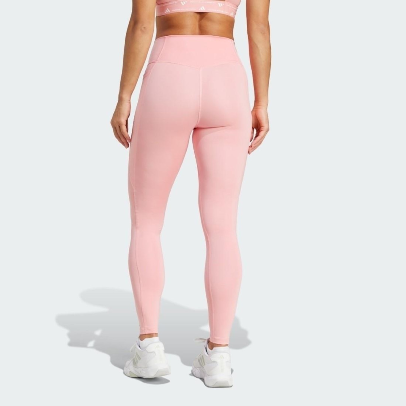 Calça Legging adidas Optime Essentials com Bolso - Feminina - Foto 2