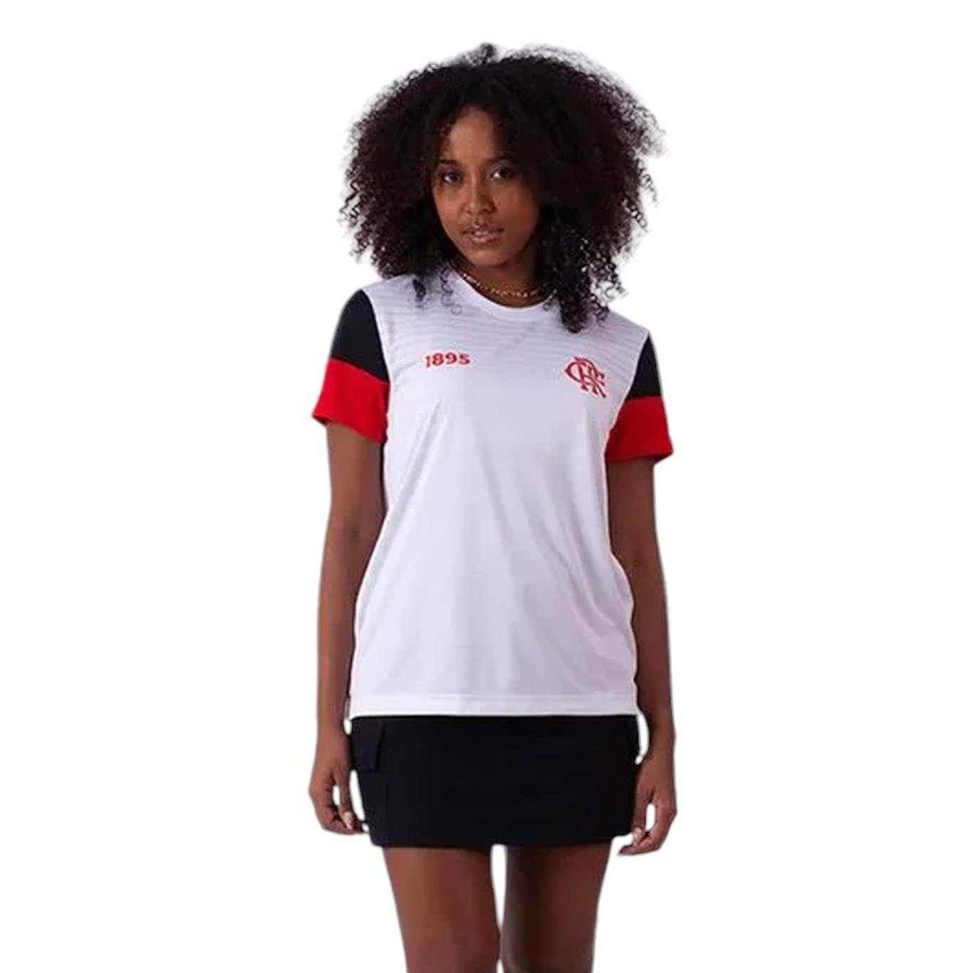 Camisa Braziline Flamengo 1895 - Feminina - Foto 1