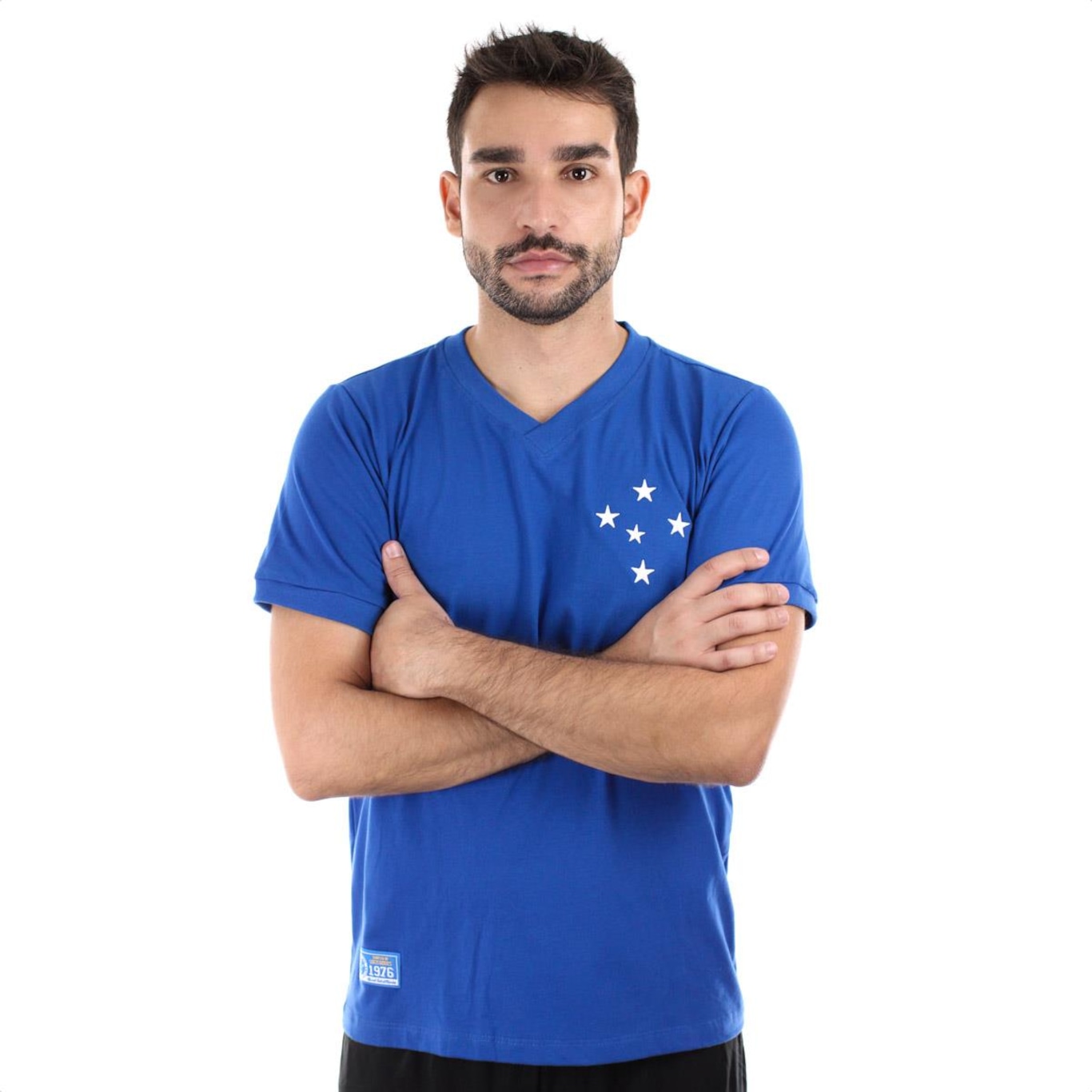 Camiseta de Time Retromania Cruzeiro 1976 - Masculino - Foto 2