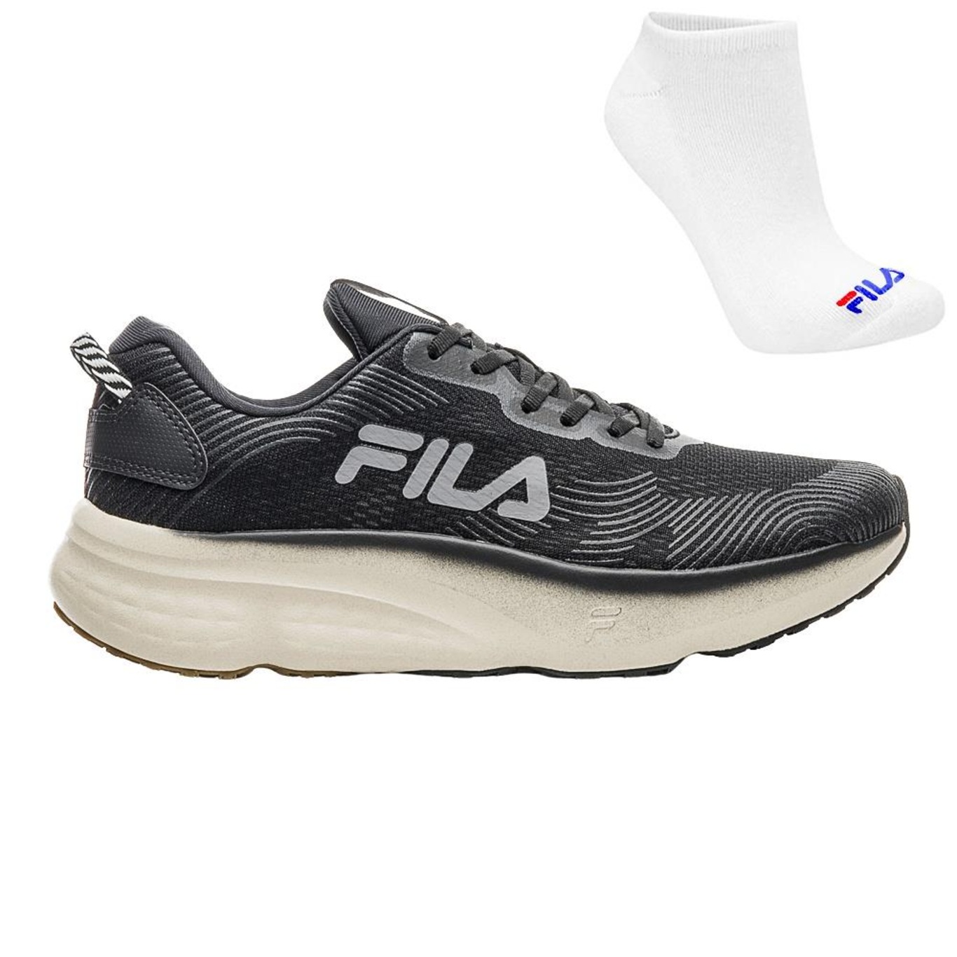 Kit Tênis Fila Maxximus + Meia - Masculino - Foto 1