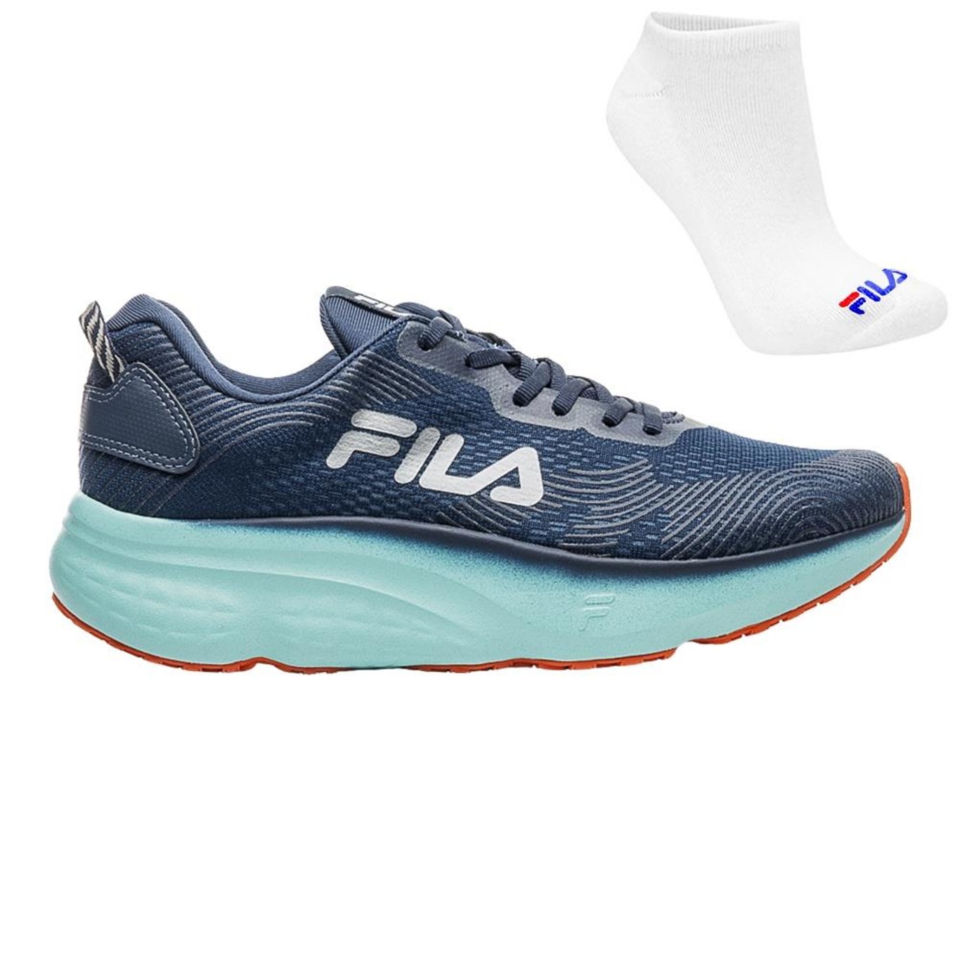 Kit Tênis Fila Maxximus + Meia - Masculino - Foto 1