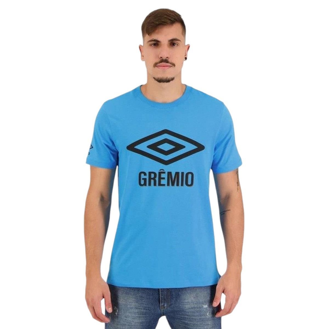 Camisa Umbro Grêmio Graphic Fan - Masculina - Foto 1