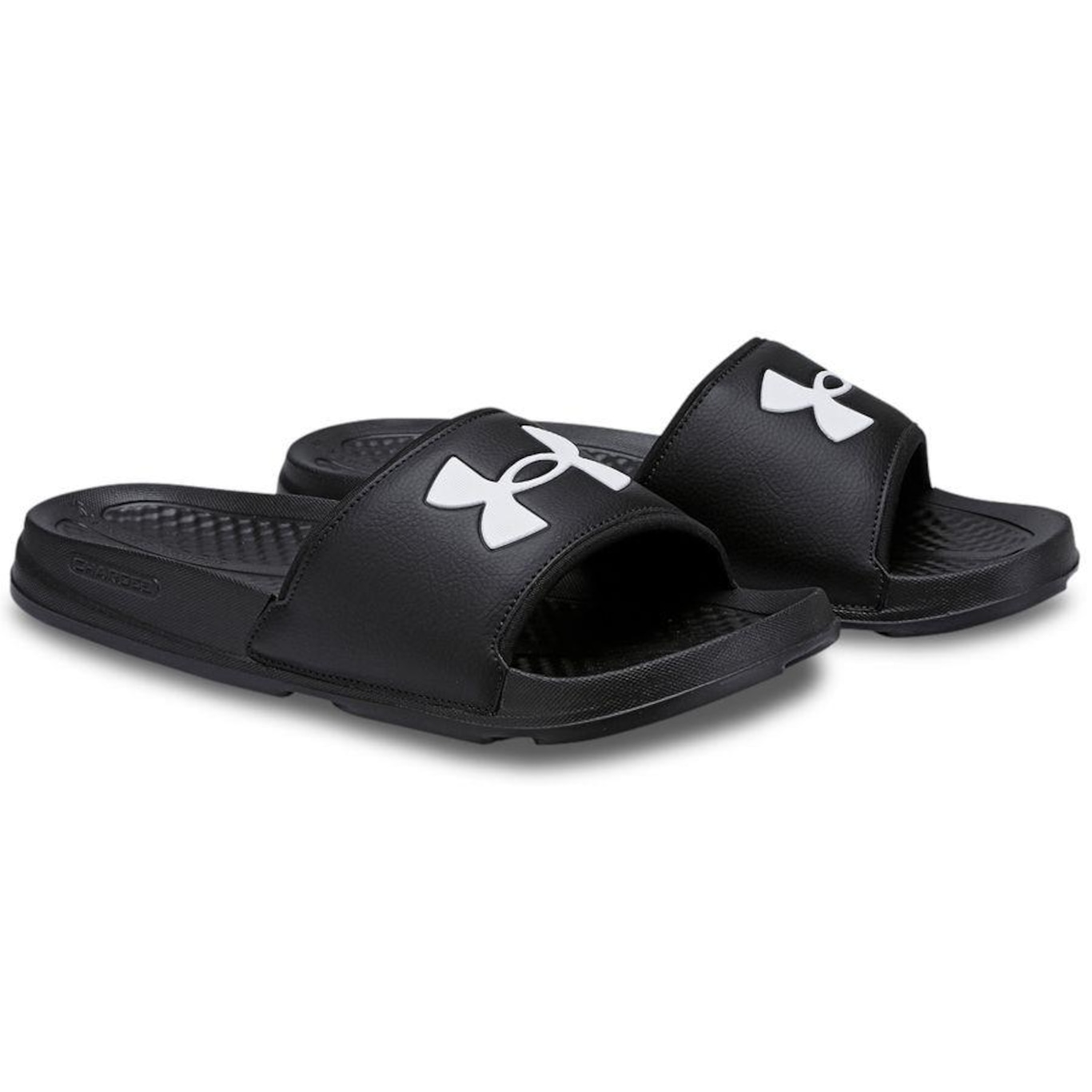 Chinelo Under Armour Daily Slide + 1 Boné Aba Curva Under Armour Blitzing - Masculino - Foto 2