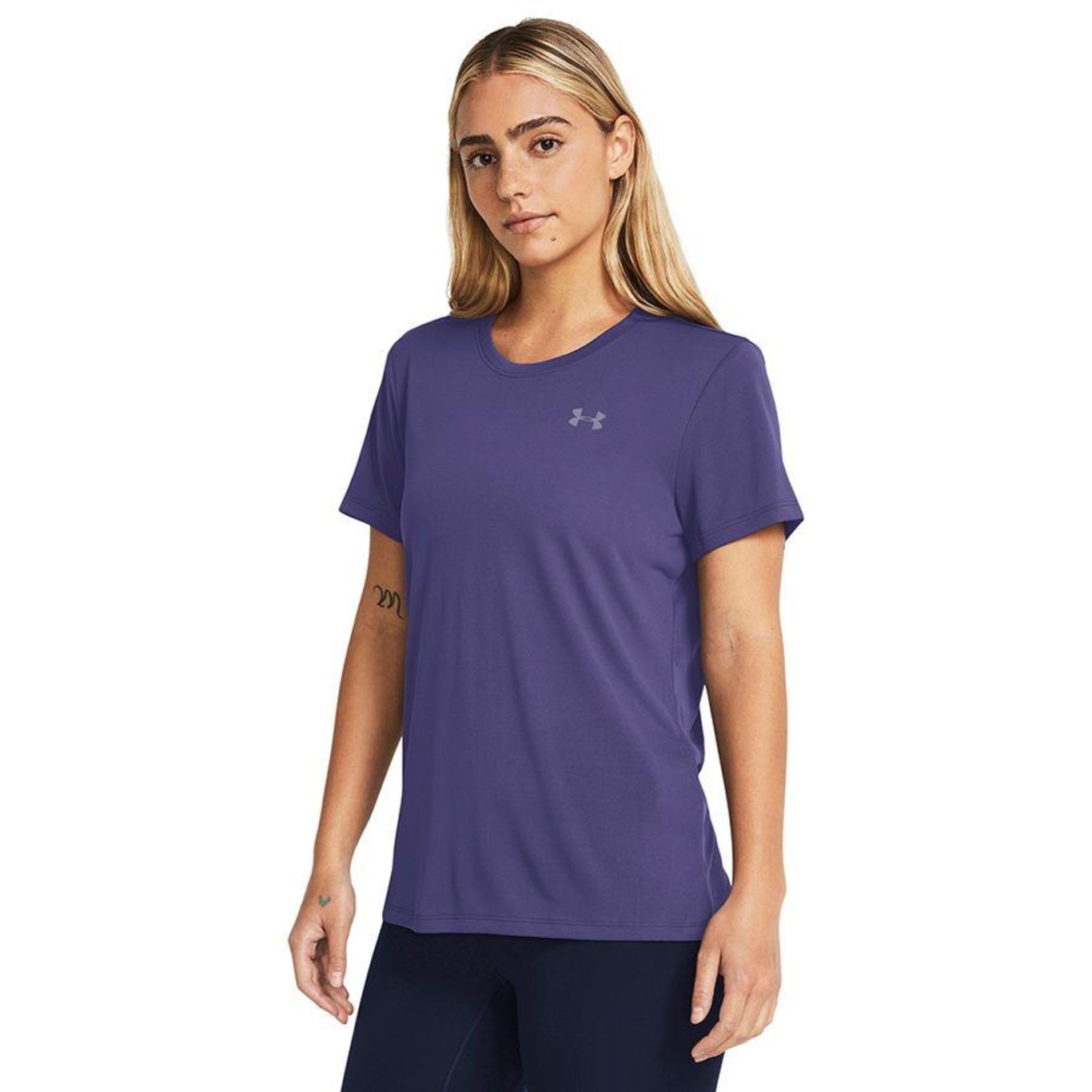 Camiseta Under Armour Tech Ssv-Twist + Camiseta Under Armour Tech Solid - Feminina - Foto 2