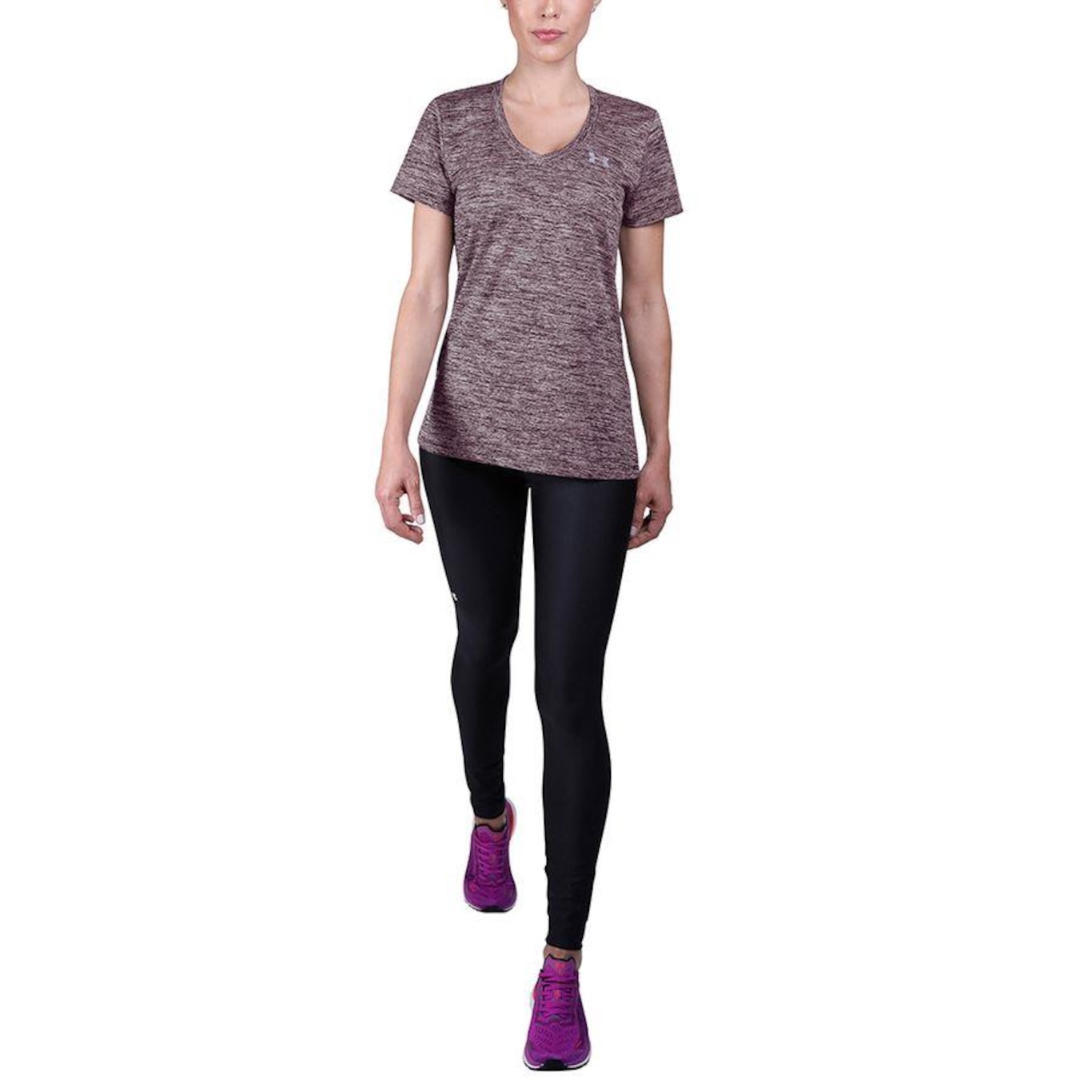 Camiseta Under Armour Tech Ssv-Twist + Camiseta Under Armour Tech Solid - Feminina - Foto 6