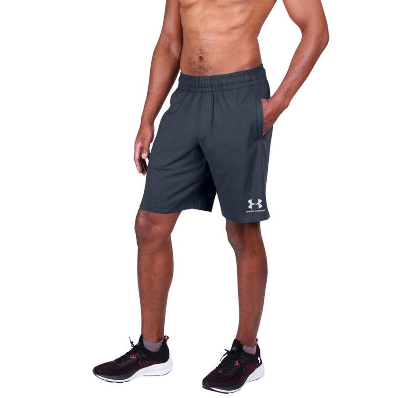 Short Under Armour Sportstyle - 2 Unidades - Masculino - Foto 4