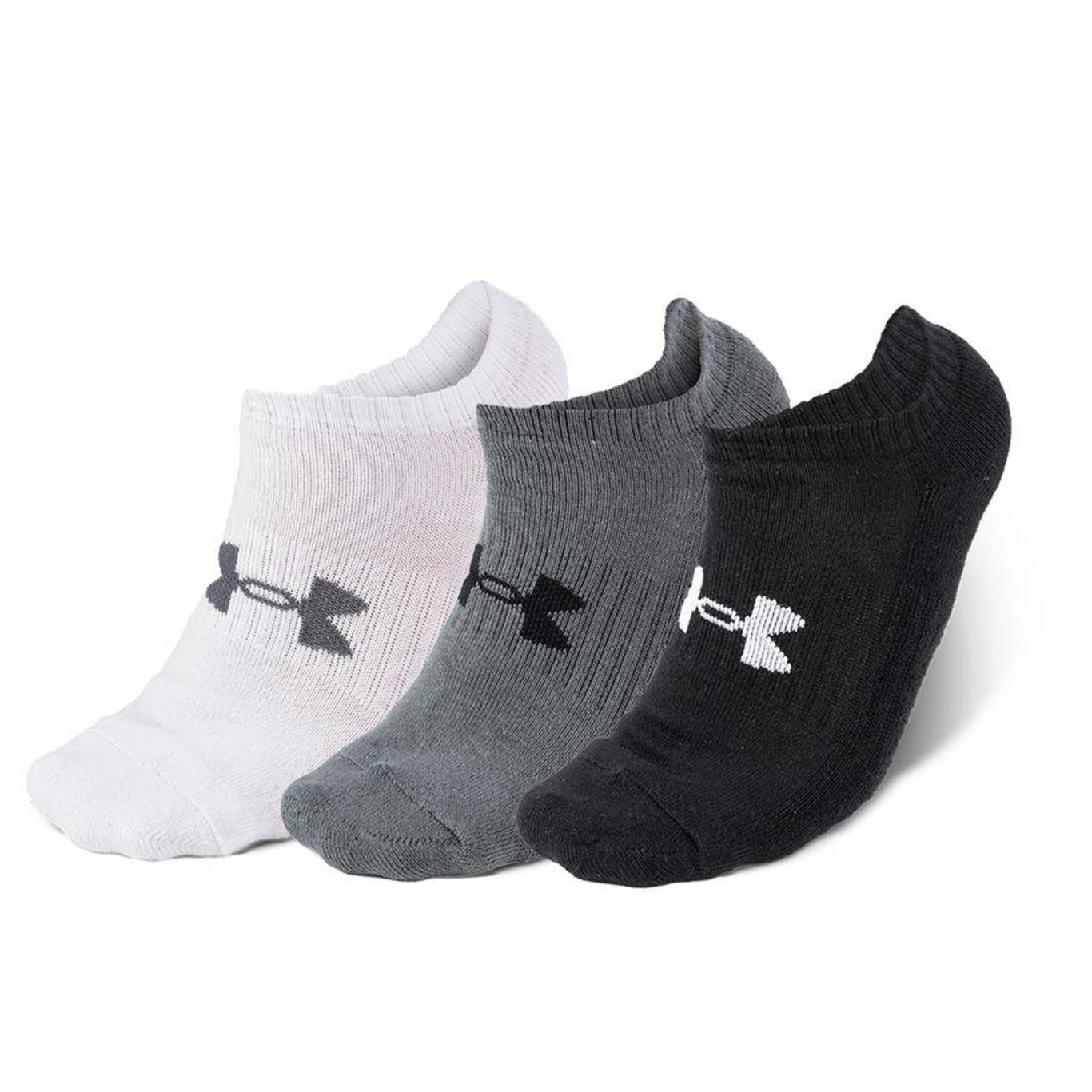 Meia Invisível Under Armour Core Cotton - 6 Pares - Unissex - Foto 2