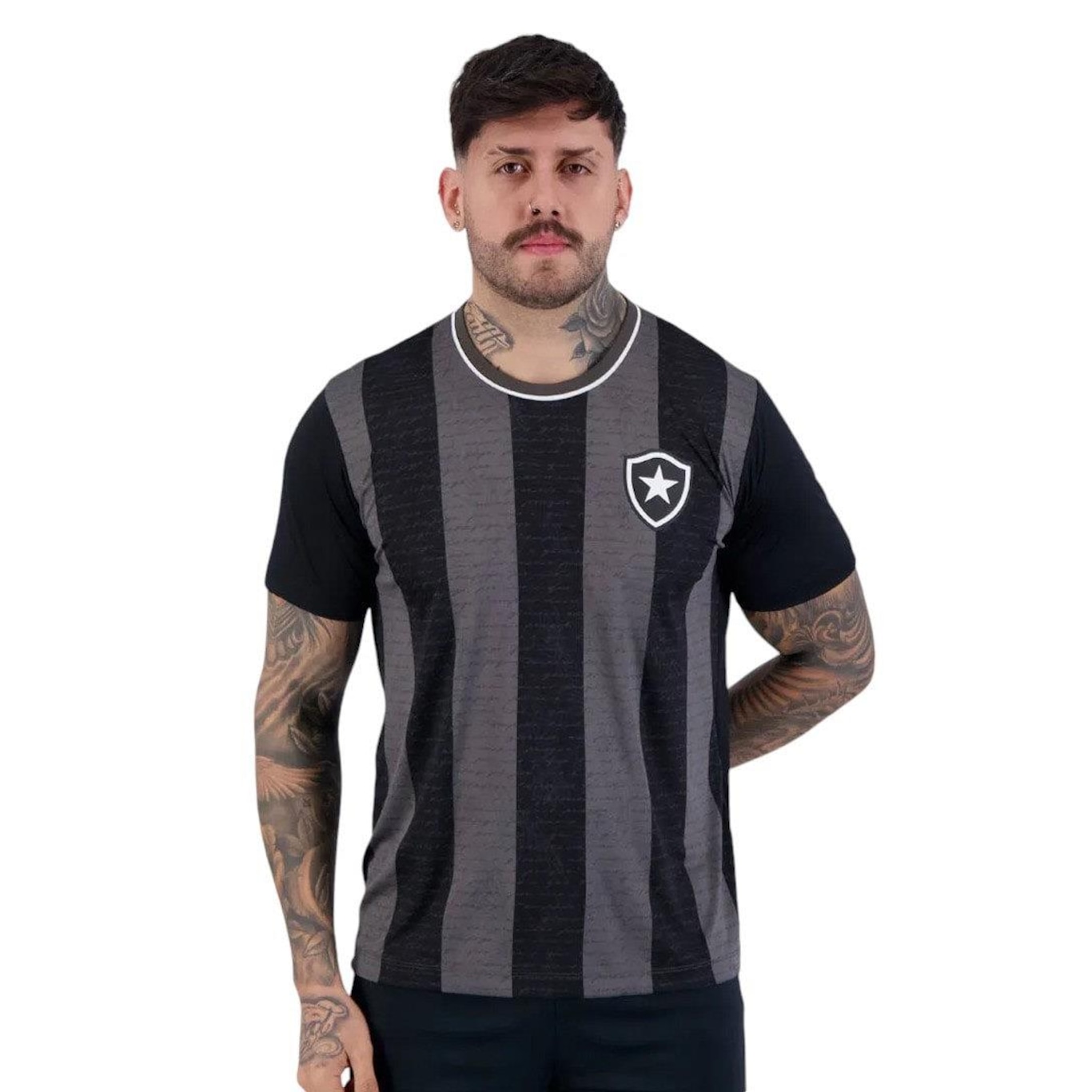 Camisa Braziline Botafogo Romper - Masculina - Foto 1