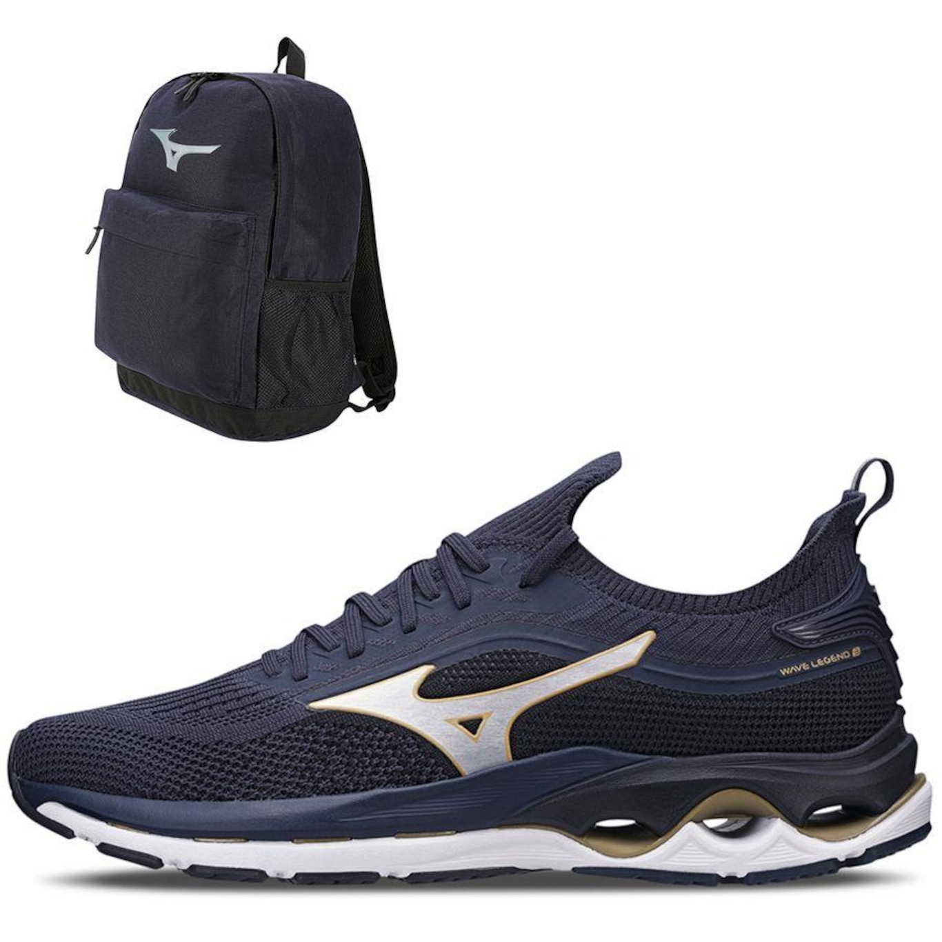 Tênis Mizuno Wave Legend 3 + 1 Mochila Mizuno Energy - Masculino - Foto 1