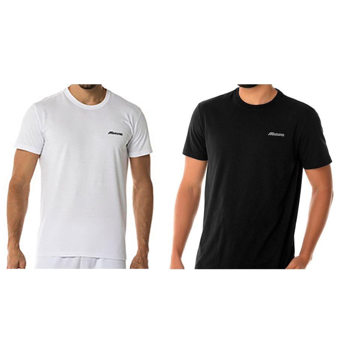 Camiseta Mizuno Basic Logo - 2 Unidades - Masculina - Foto 1