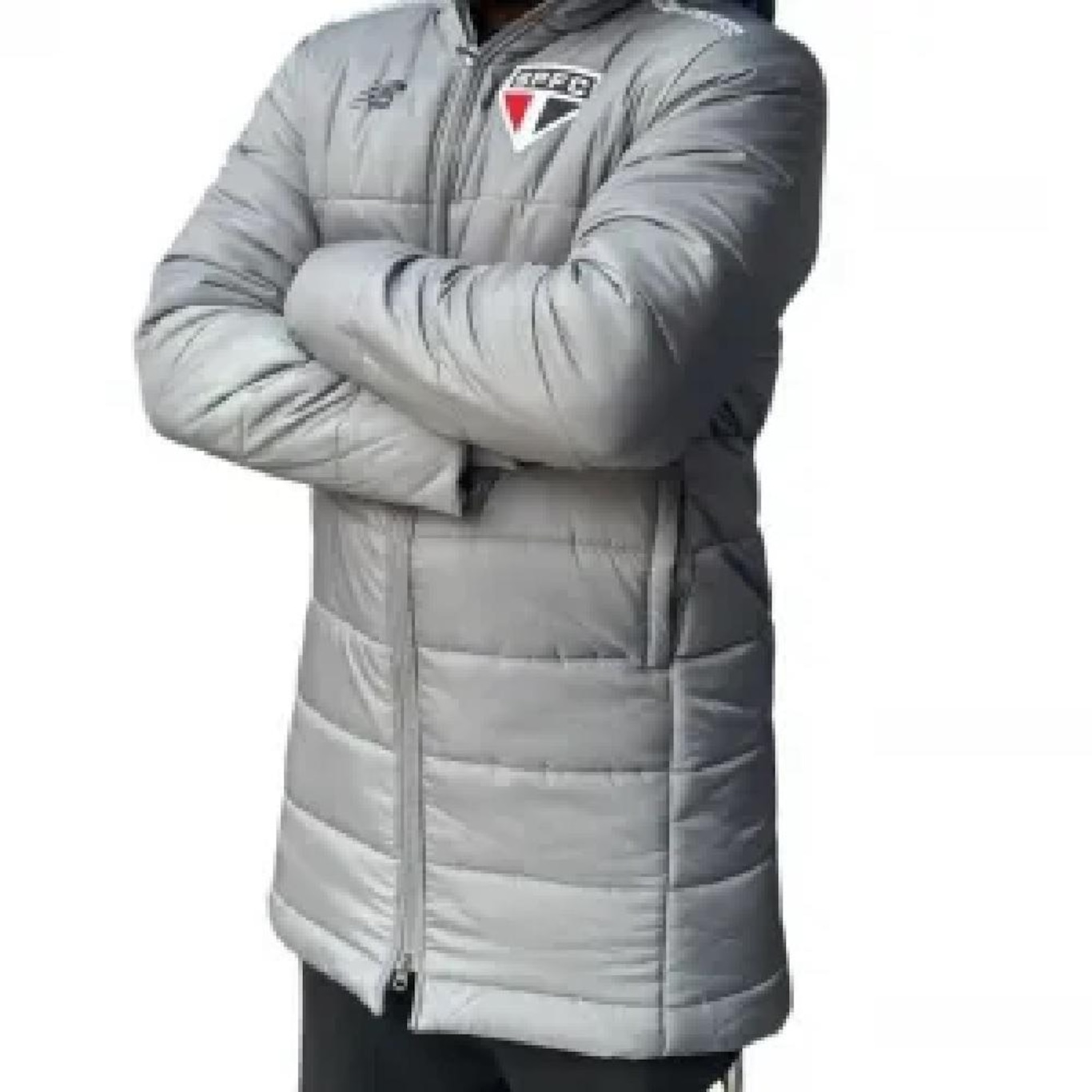 Jaqueta do São Paulo Parka Puffer New Balance Masculina - Foto 4