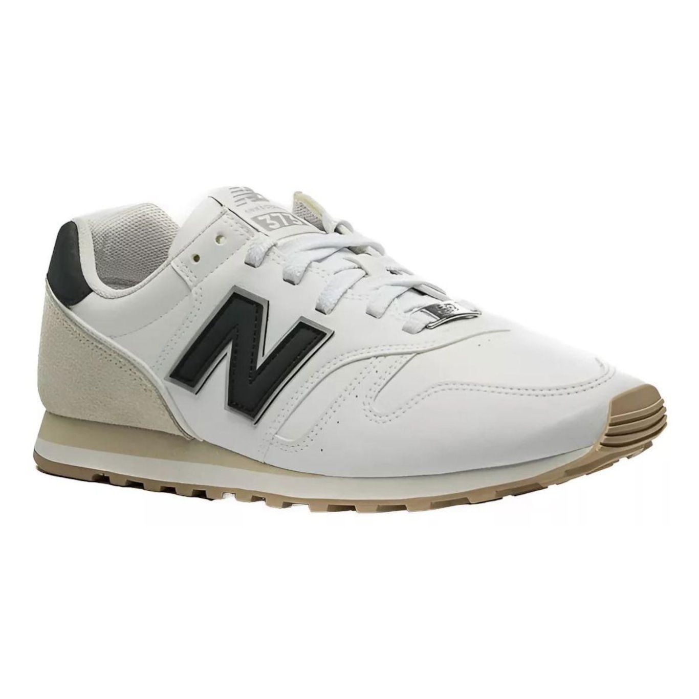 Tênis New Balance 373V2 - Masculino Branco - Foto 3