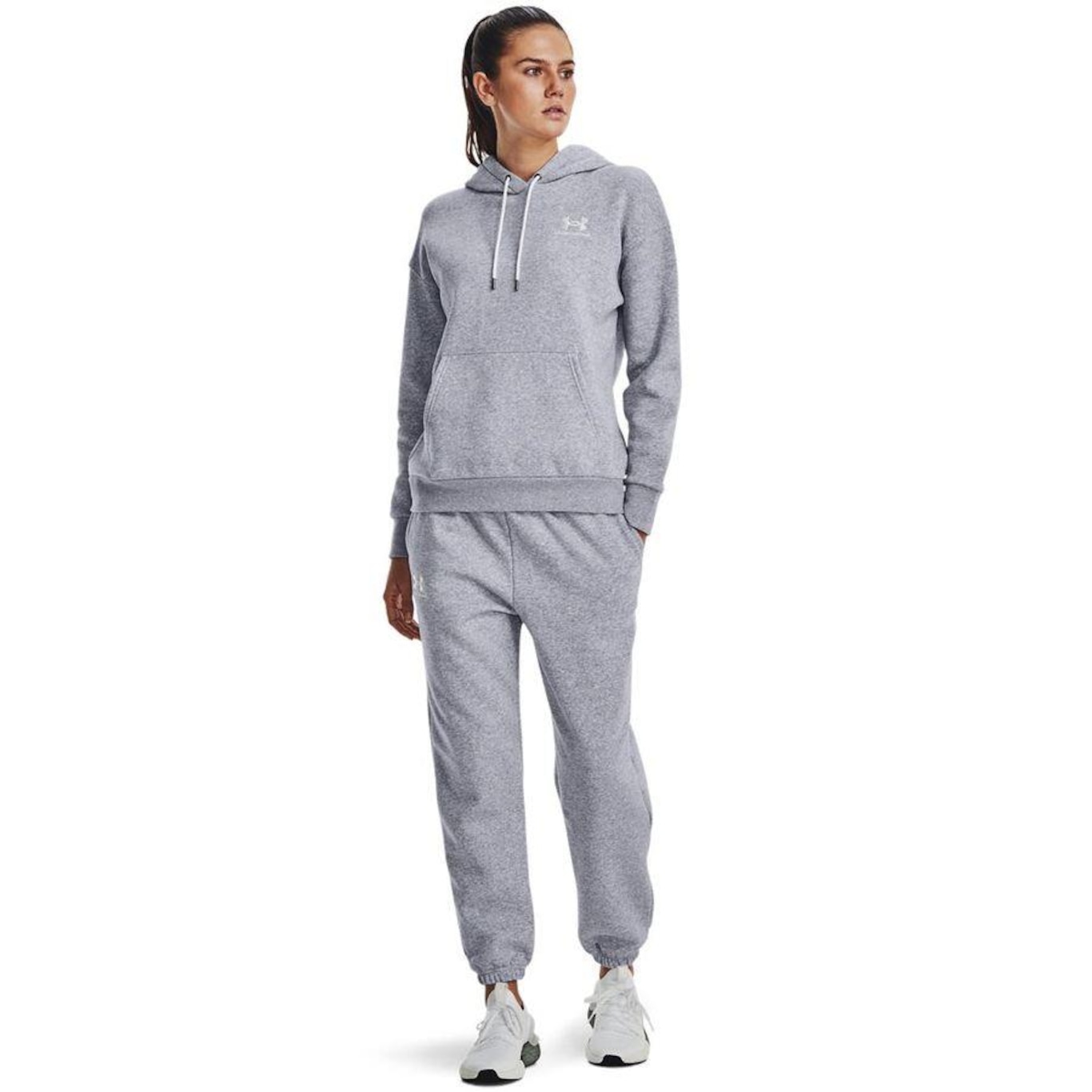 Calça Jogger Under Armour Essential Fleece - Feminina - Foto 2