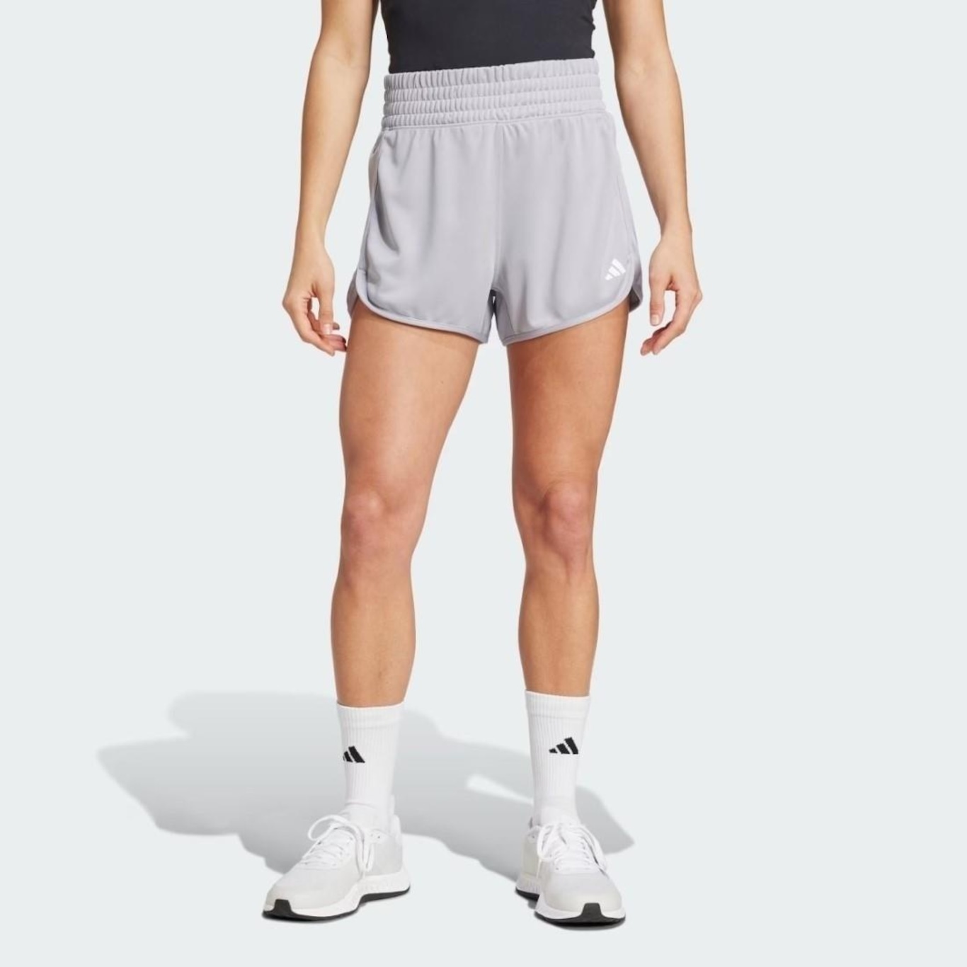 Short Adidas Pacer Knit High - Feminino - Foto 2