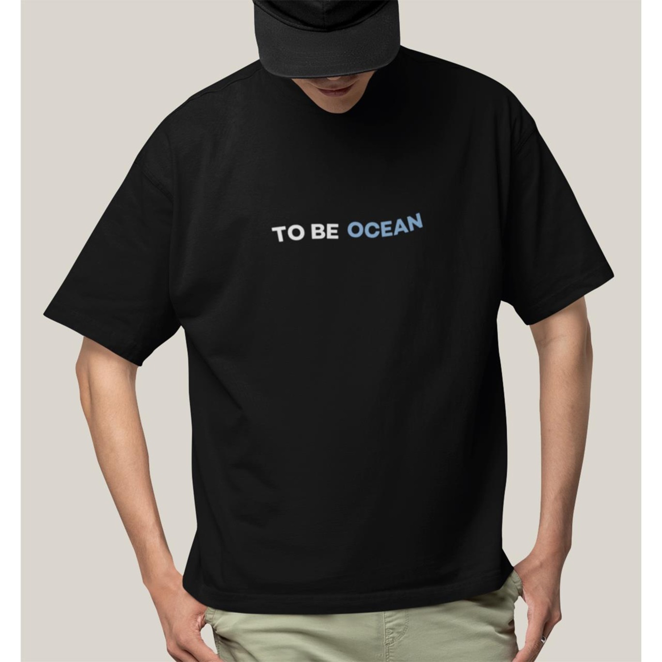 Camiseta Oversized Algodão Prime Wss Ocean - Masculina - Foto 1