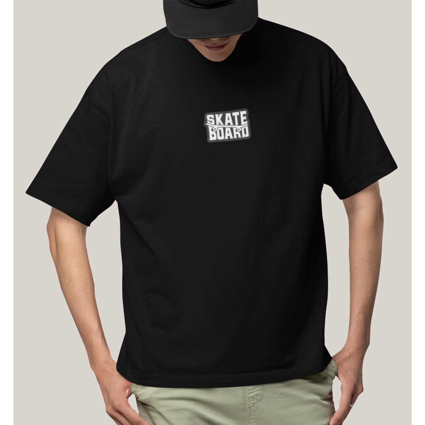 Camiseta Oversized Algodão Prime Wss Skateboard - Masculina - Foto 1