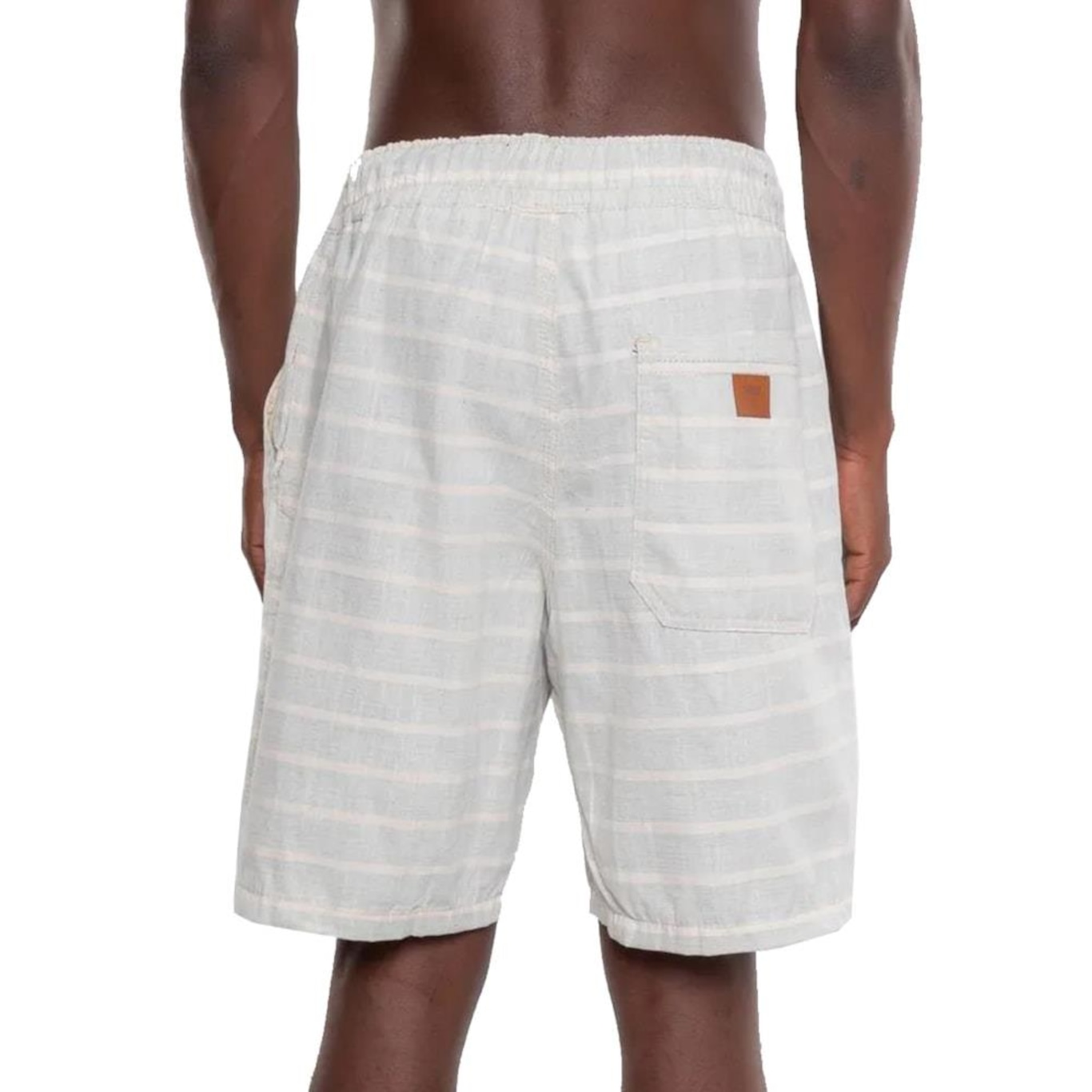 Bermuda Hd Linen Strip - Masculina - Foto 2