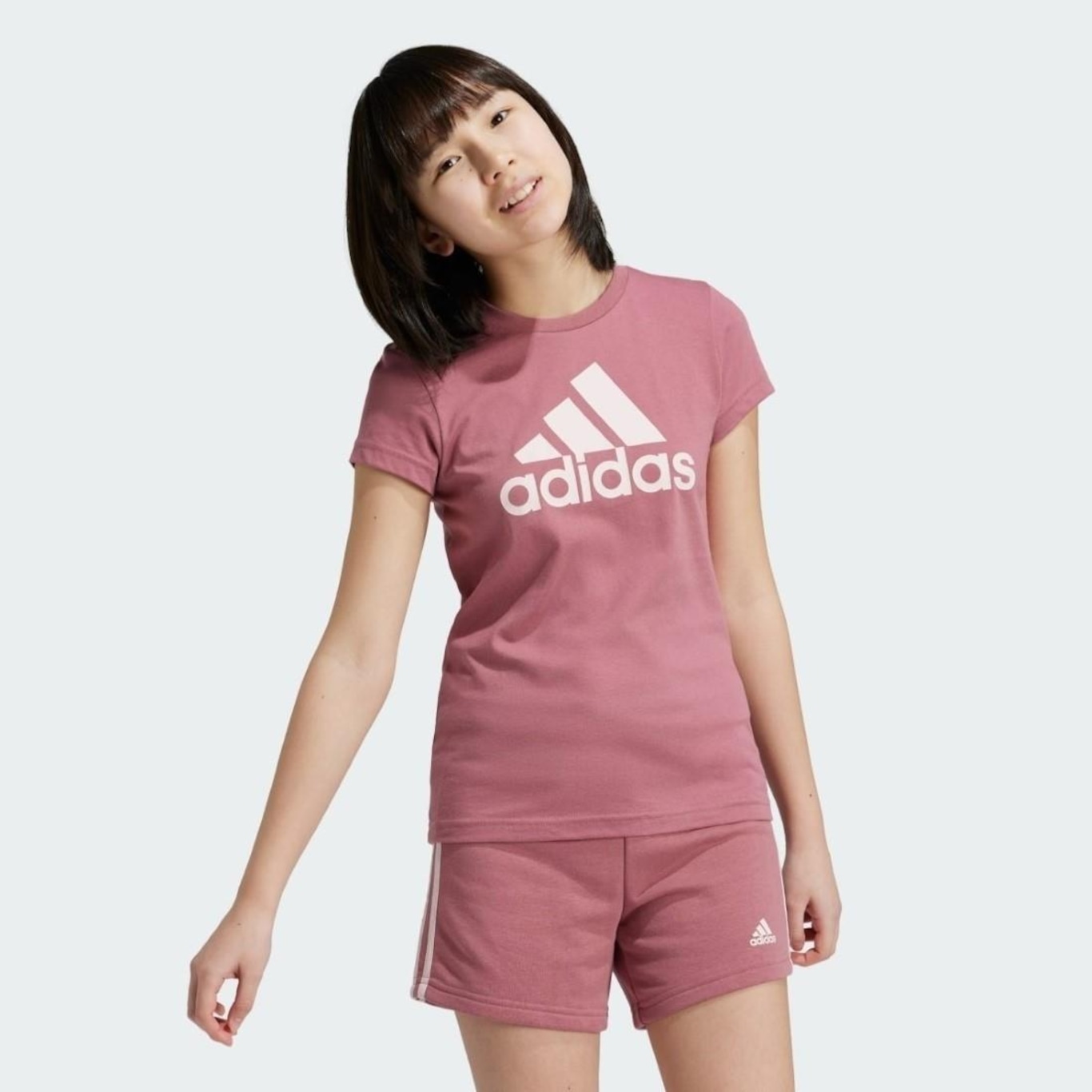 Camiseta adidas Big Logo Girls - Infantil - Foto 2