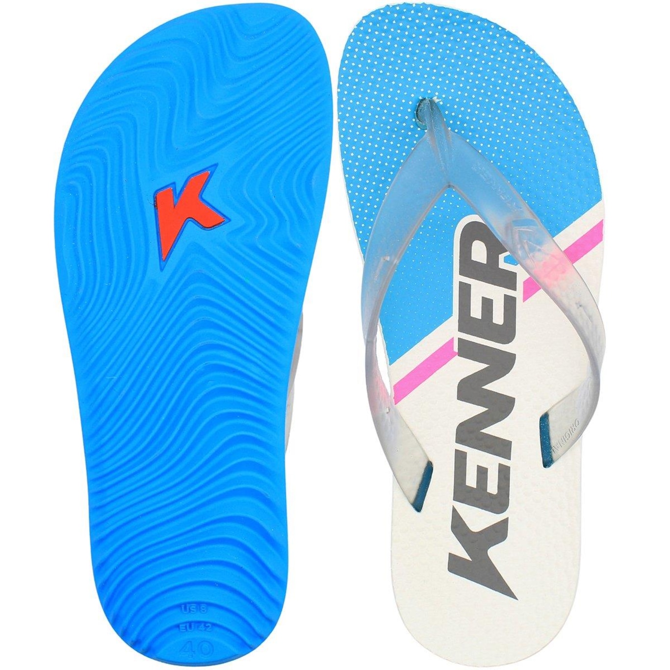 Chinelo Kenner Summer Line Cristal - Masculino - Foto 3