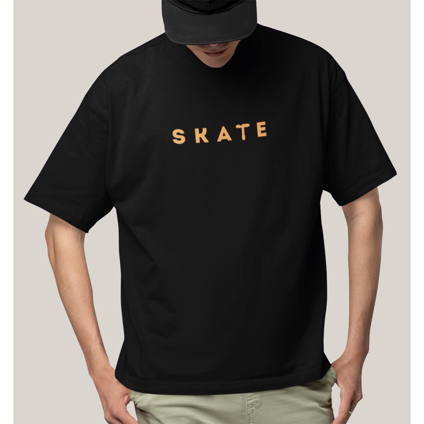 Camiseta Oversized Algodão Prime Wss Skate Key - Masculina - Foto 1