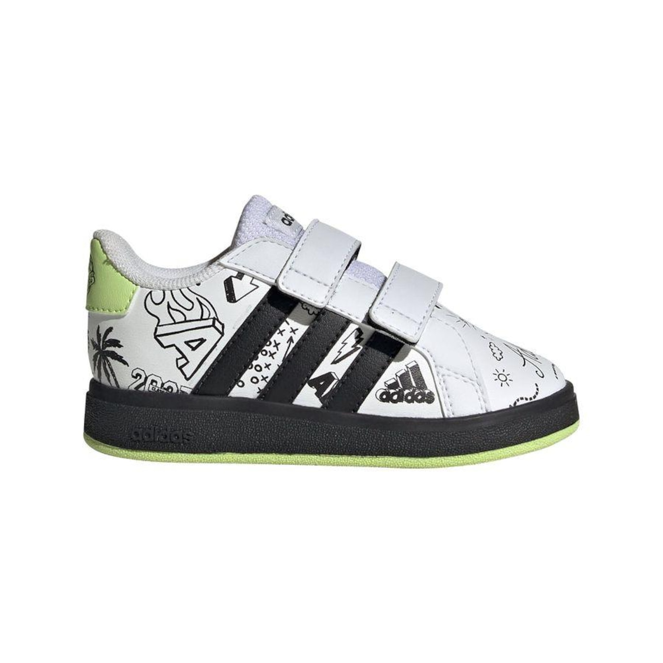 Tênis adidas Grand Court 2.0 - Infantil - Foto 1