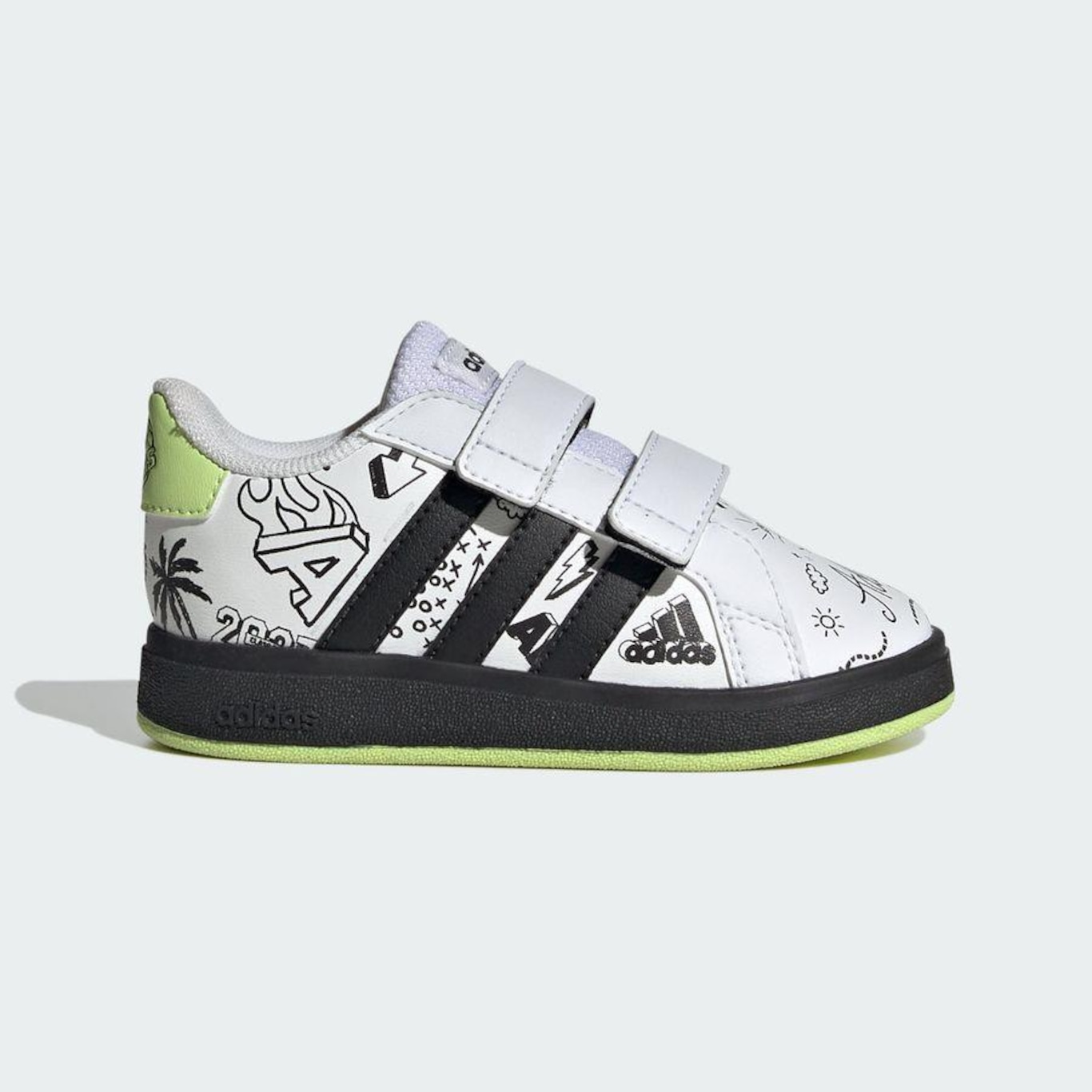 Tênis adidas Grand Court 2.0 - Infantil - Foto 2