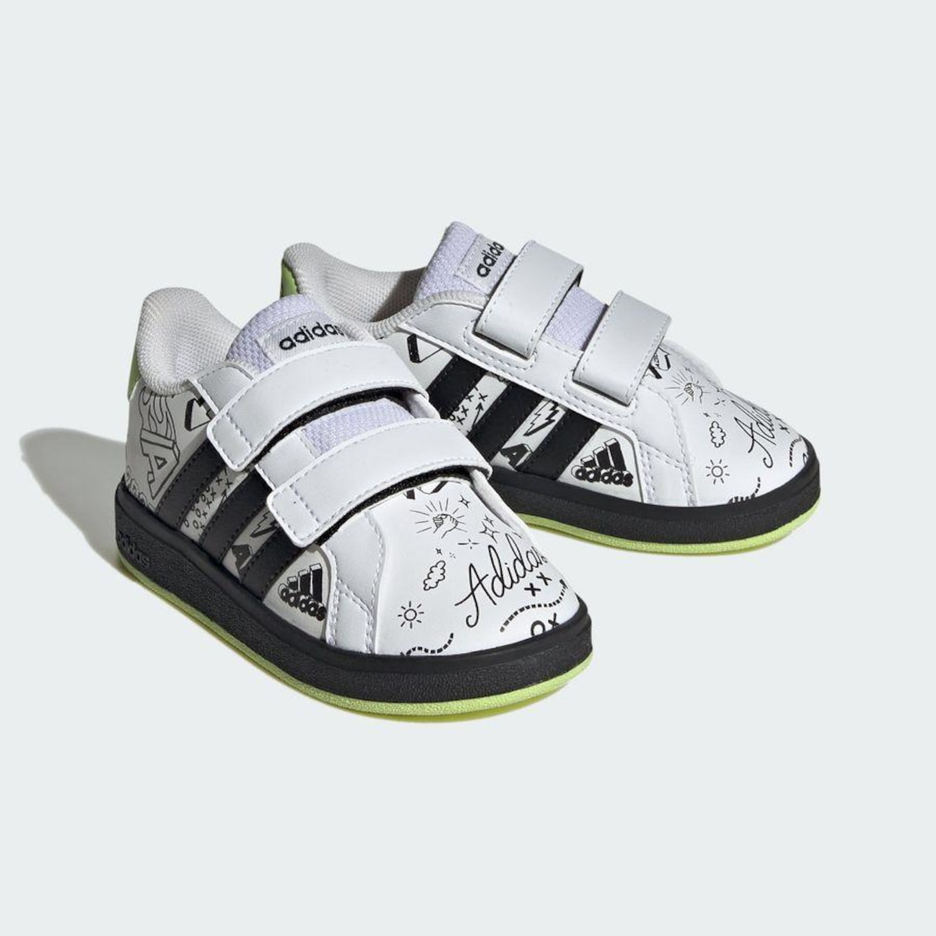 Tênis adidas Grand Court 2.0 - Infantil - Foto 6