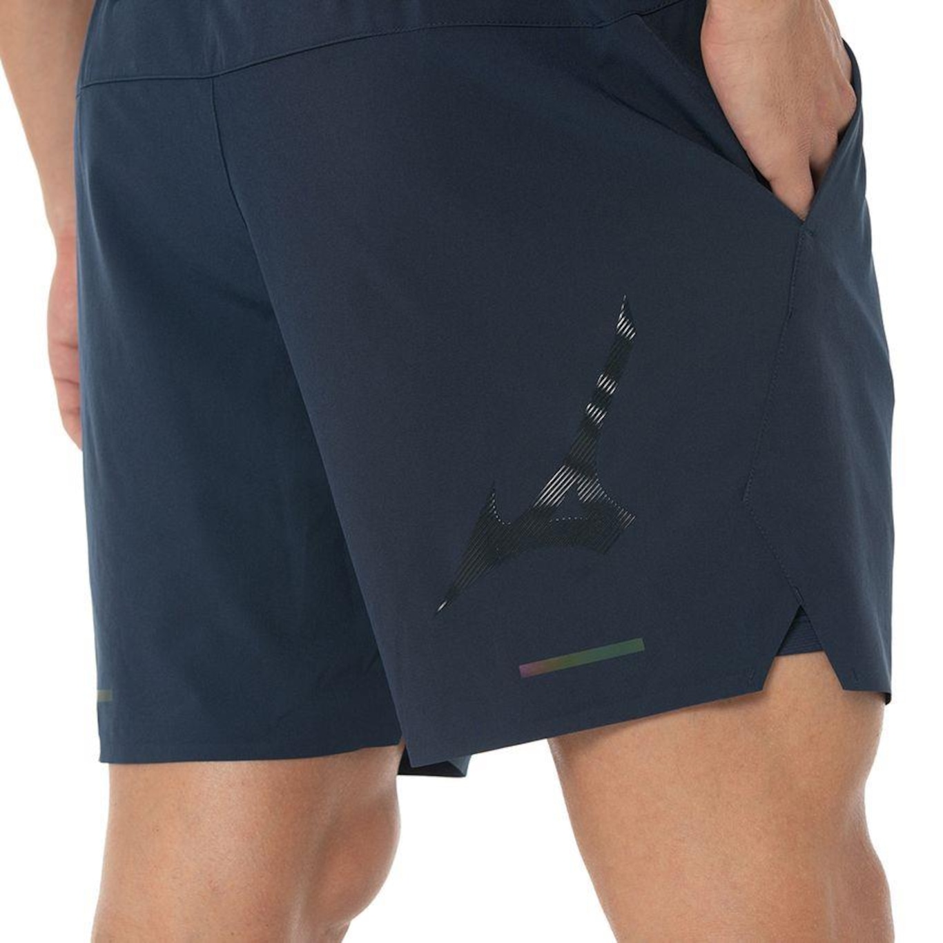 Shorts Mizuno 2X1 High 2 - Masculino - Foto 3