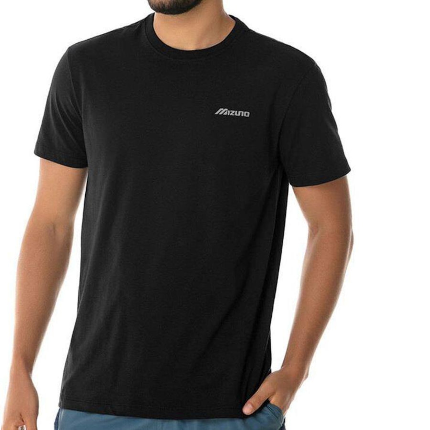 Camiseta Mizuno Basic Logo - Masculina - Foto 1