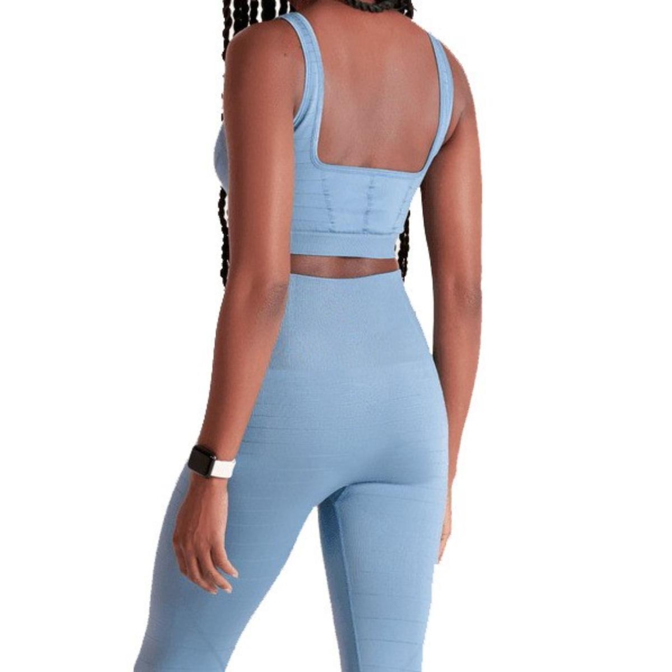 Top Lupo Sport Shine Seamless Feminino - Azul Claro - Foto 2