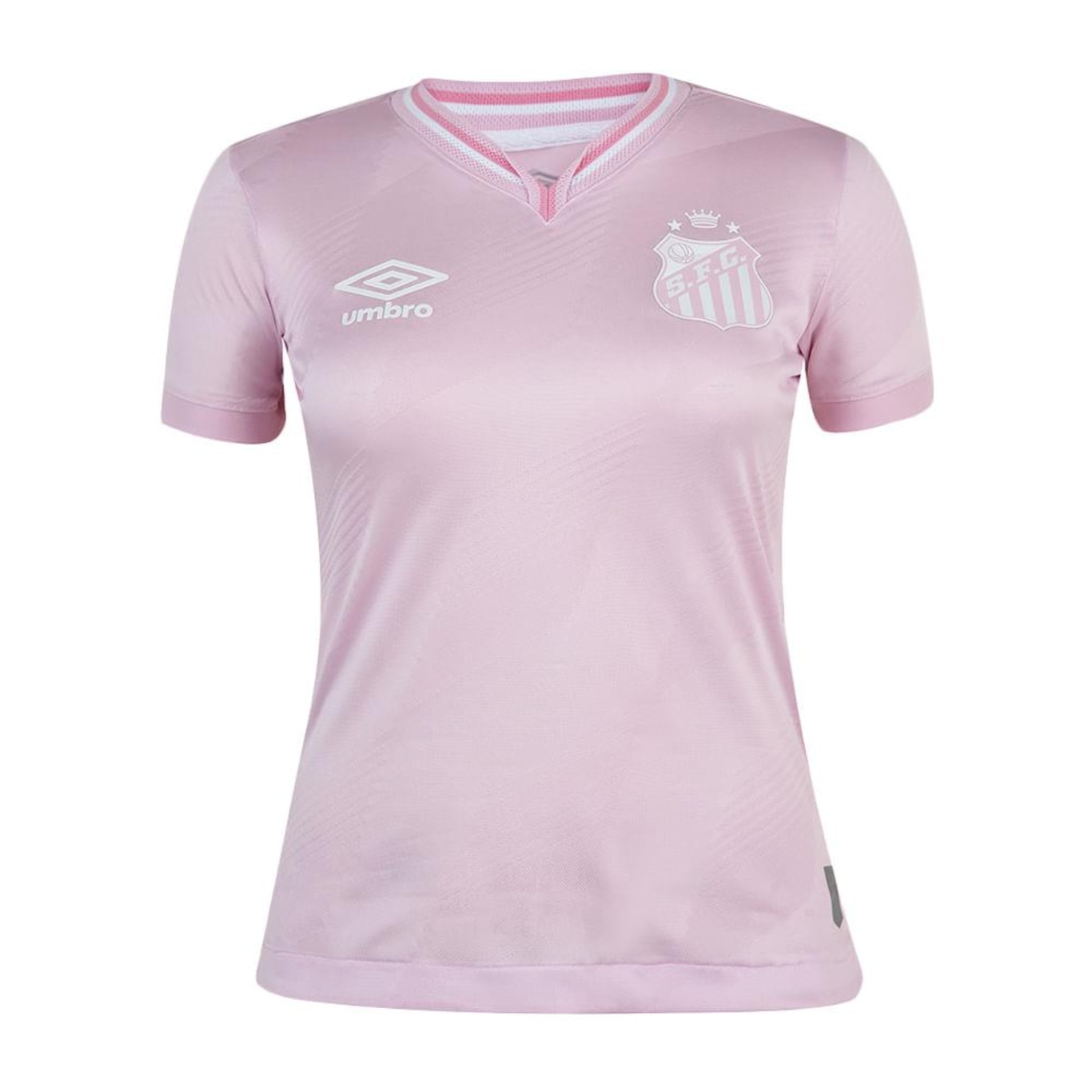 Camisa do Santos Outubro Rosa 2024 Umbro - Feminina - Foto 1