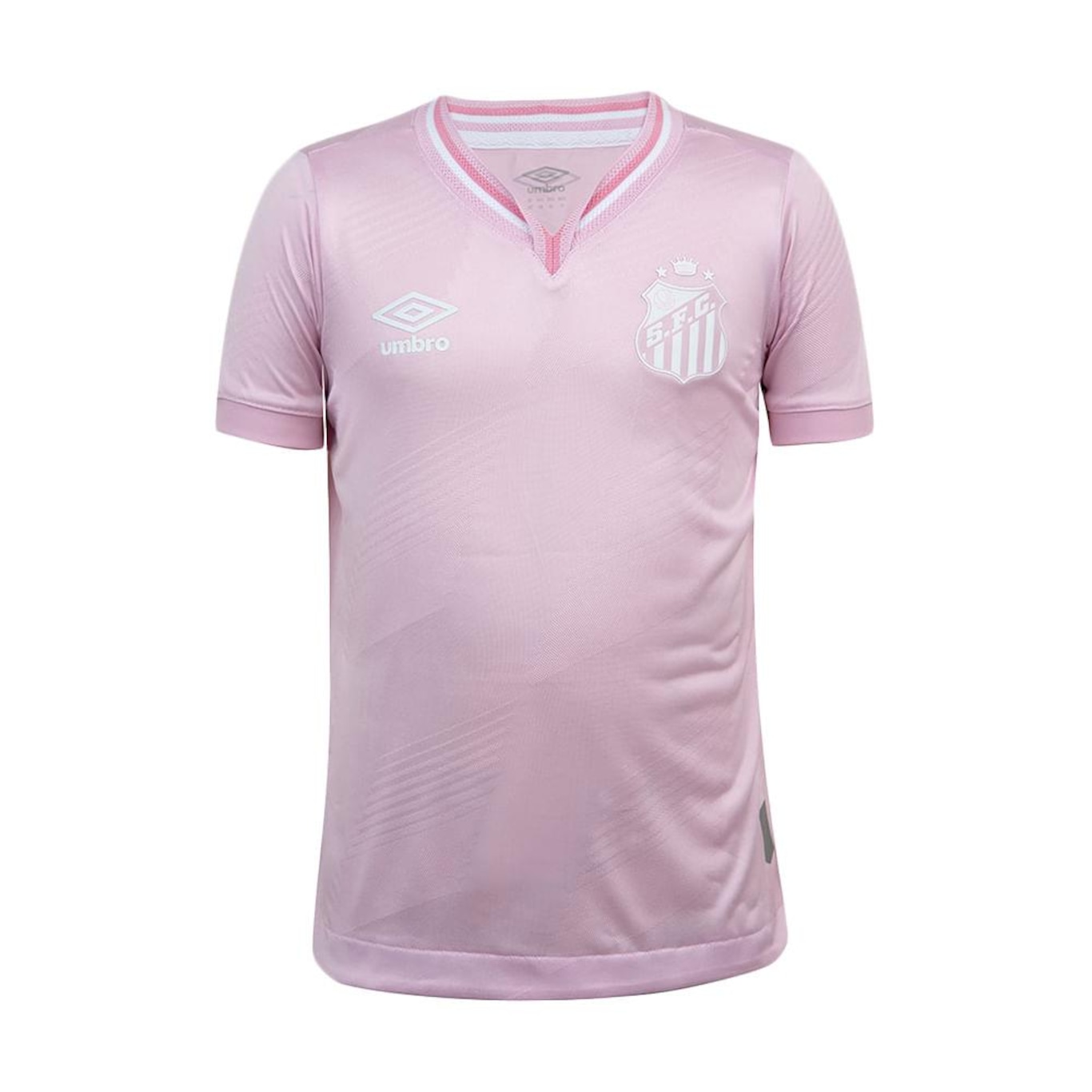 Camisa do Santos Outubro Rosa 2024 Umbro - Infantil - Foto 1