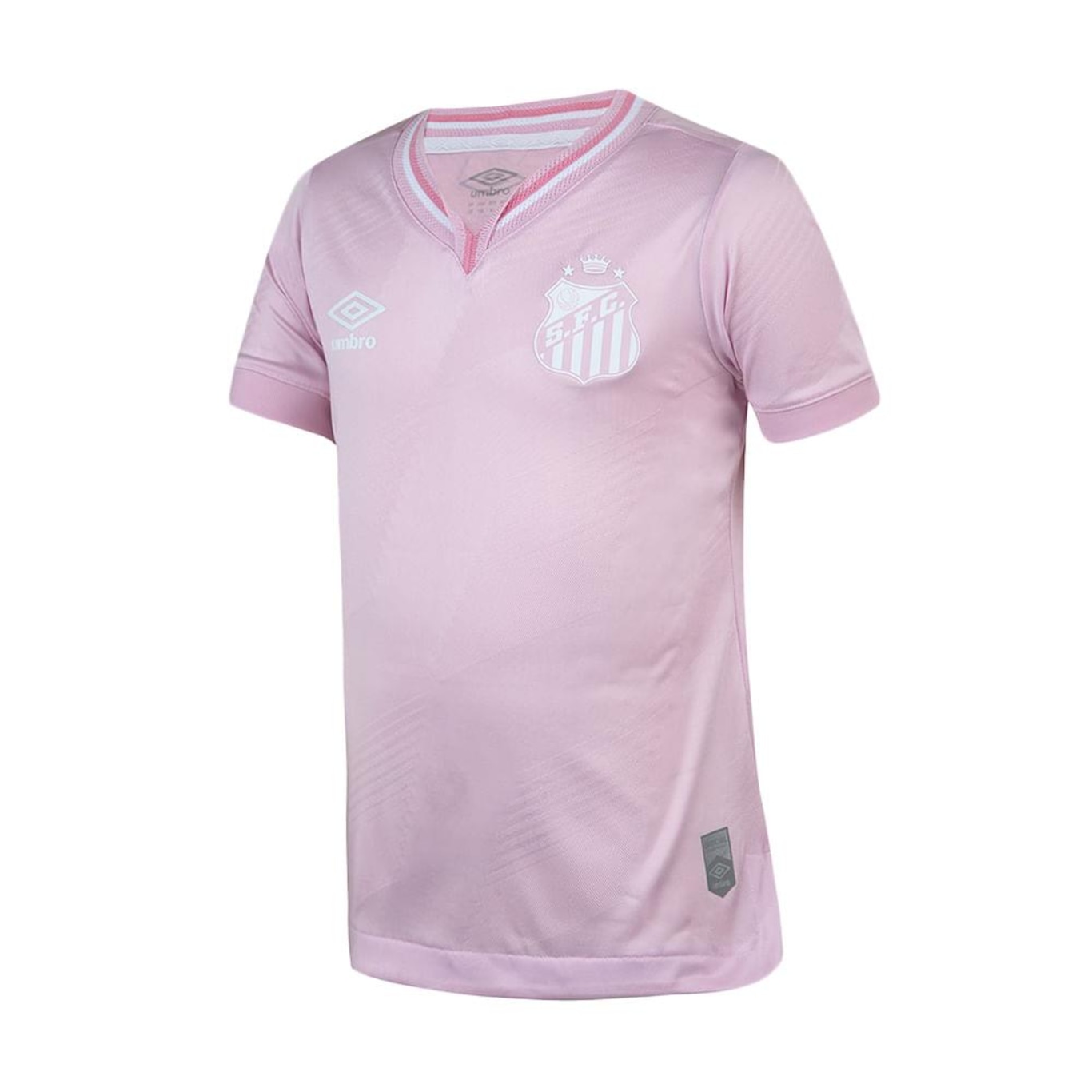 Camisa do Santos Outubro Rosa 2024 Umbro - Infantil - Foto 2