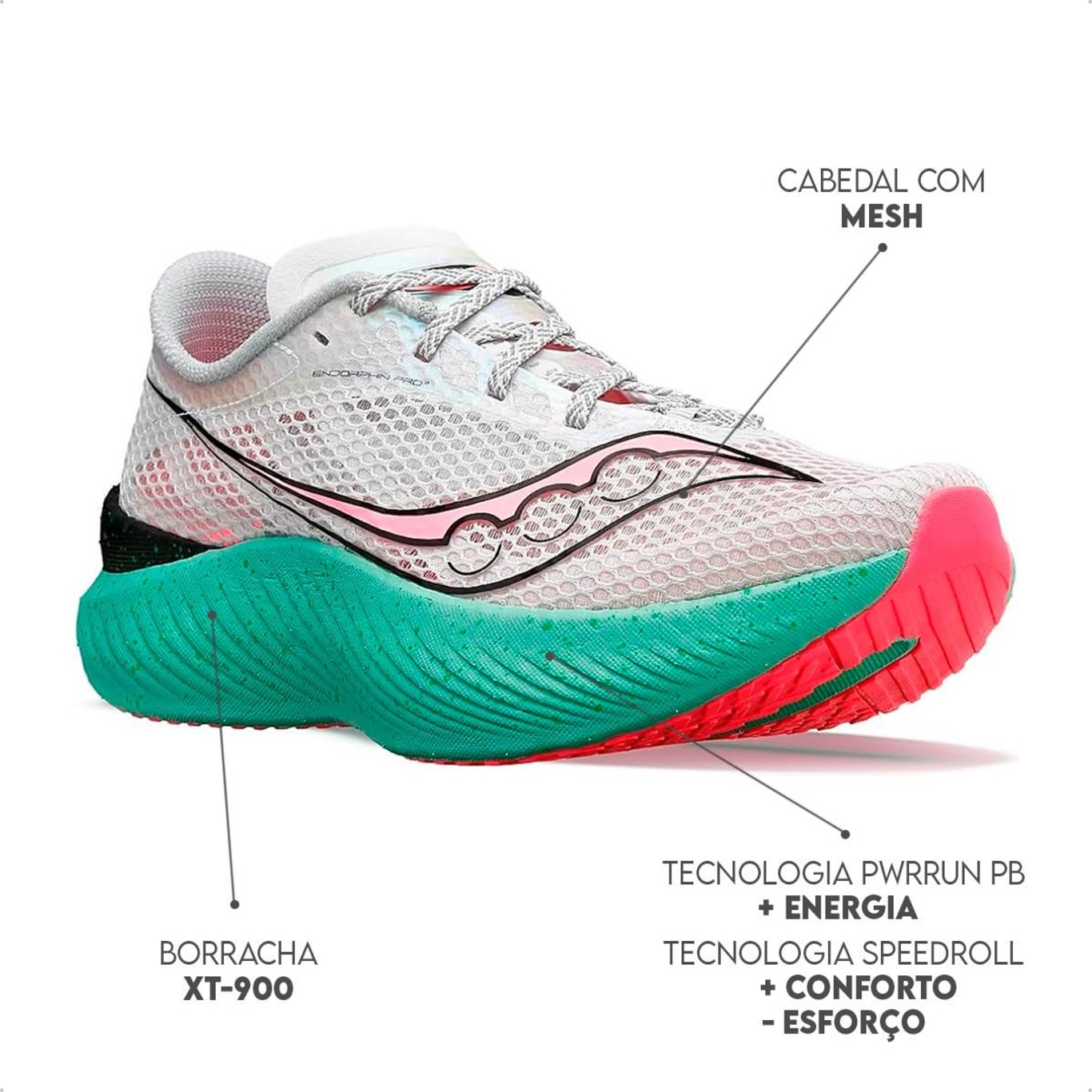 Tênis Saucony Endorphin Pro 3 - Feminino - Foto 6