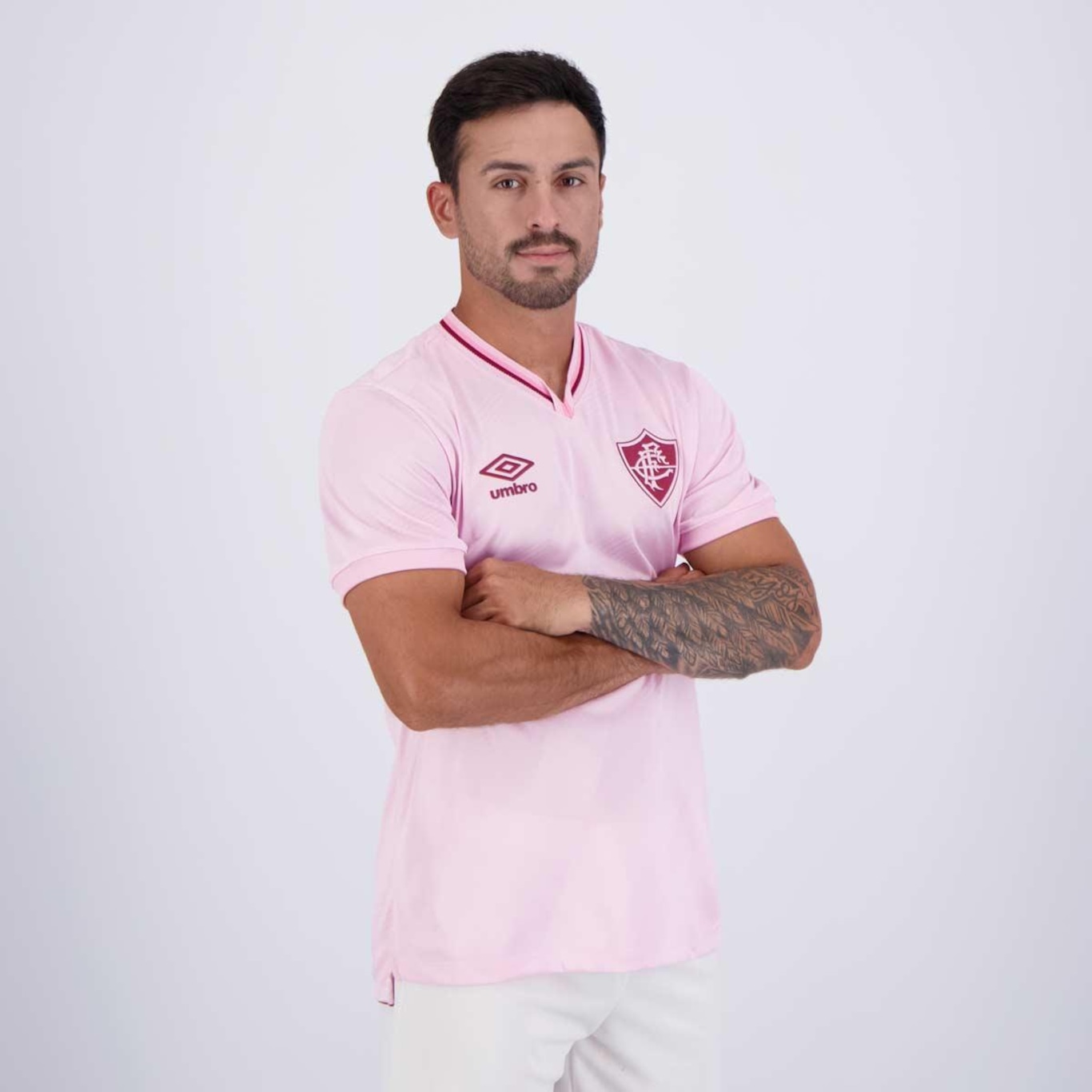 Camisa do Fluminense Outubro Rosa 2024 Umbro - Masculina - Foto 2