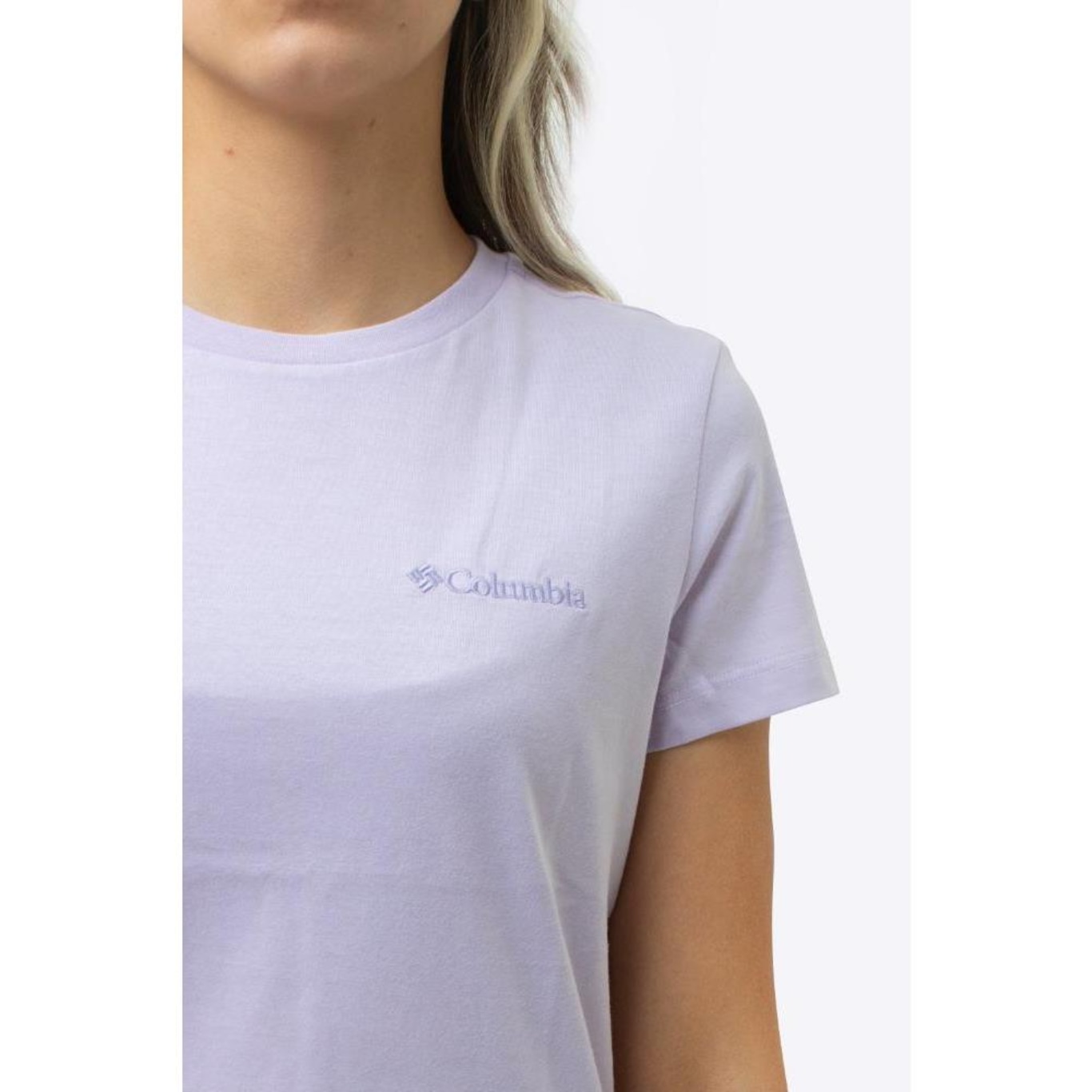 Camiseta Feminina Columbia Básica Bordado - Foto 3