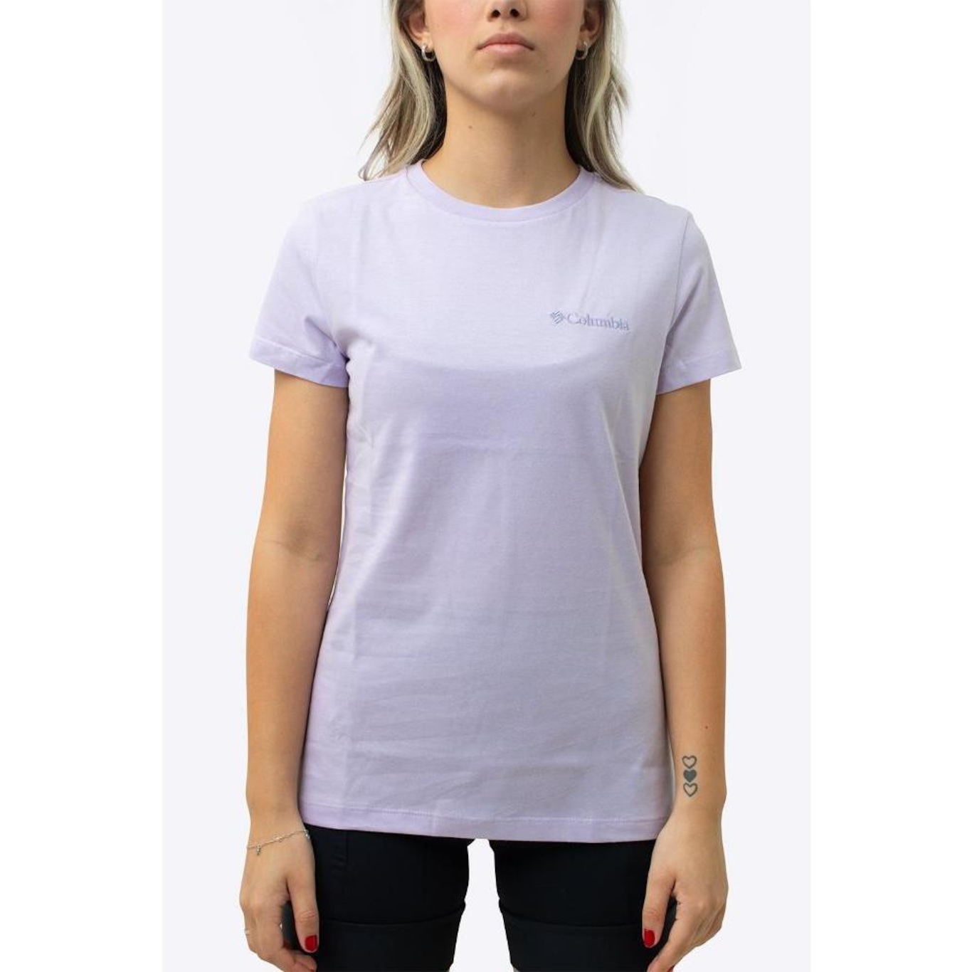 Camiseta Feminina Columbia Básica Bordado - Foto 1