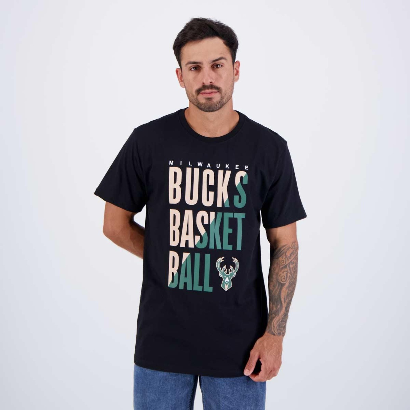 Camiseta Nba Milwaukee Bucks Colorful Masculina - Foto 1