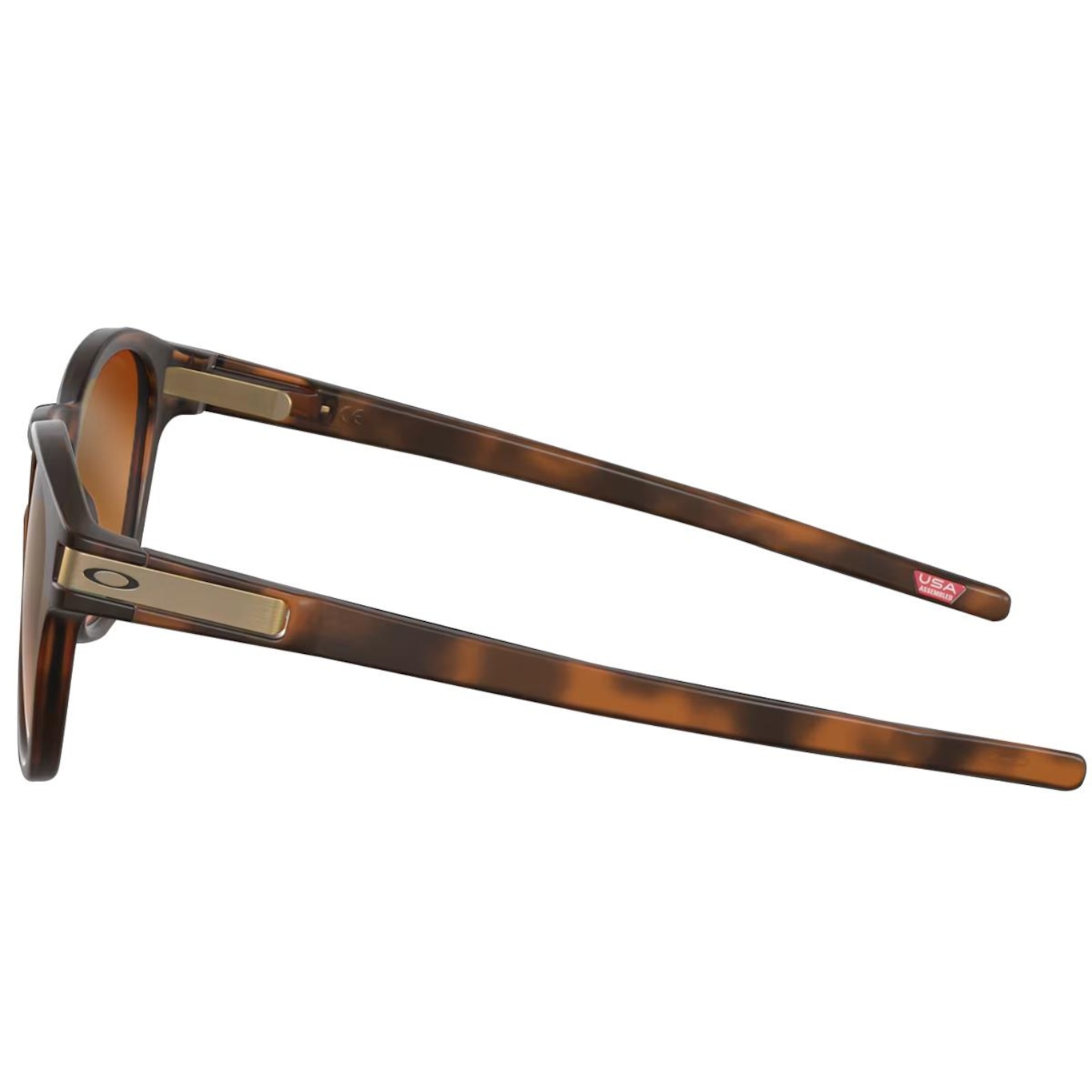 Óculos de Sol Unissex Oakley Latch Matte Brown Tortoise - Foto 3