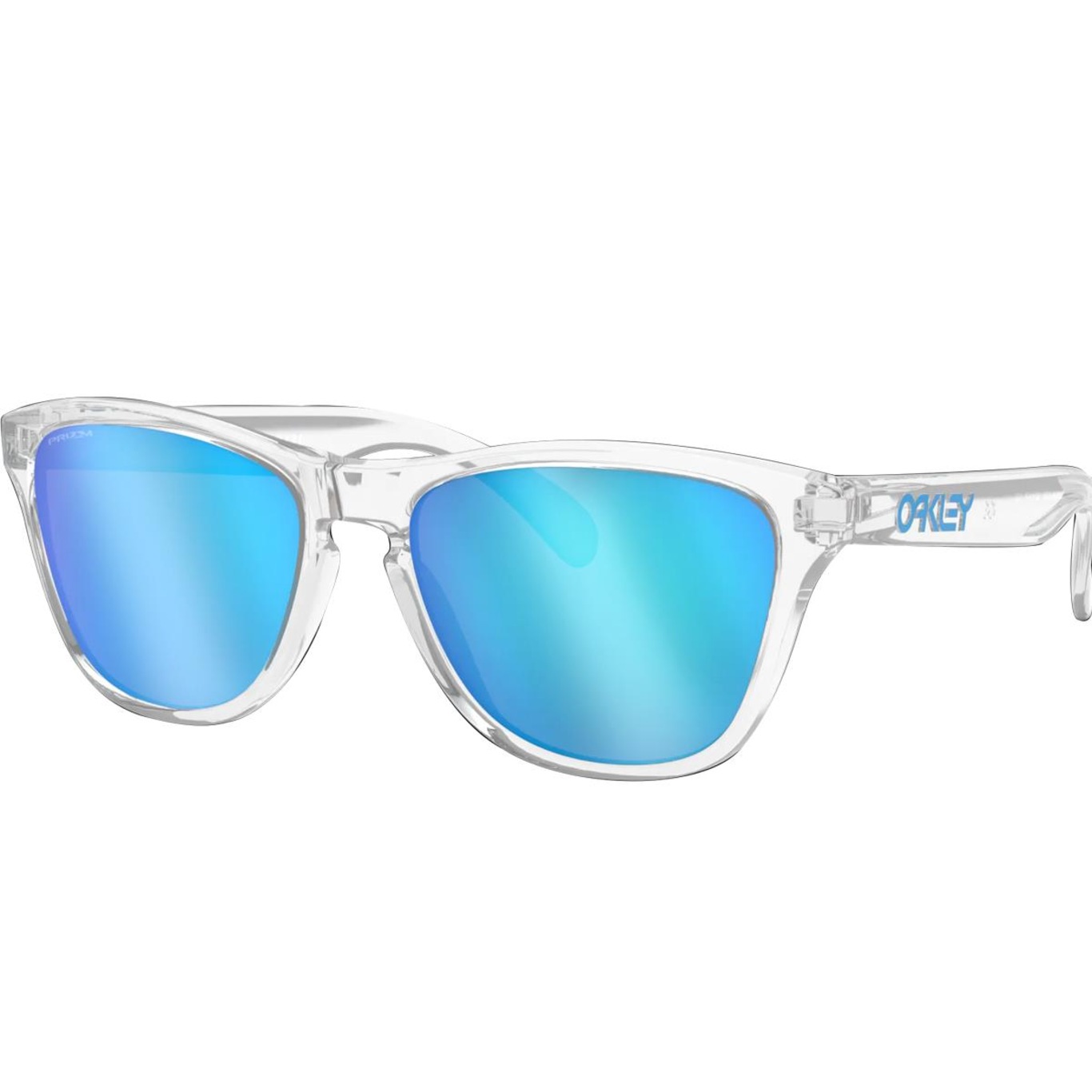 Óculos de Sol Unissex Oakley Frogskins Crystal Clear - Foto 1