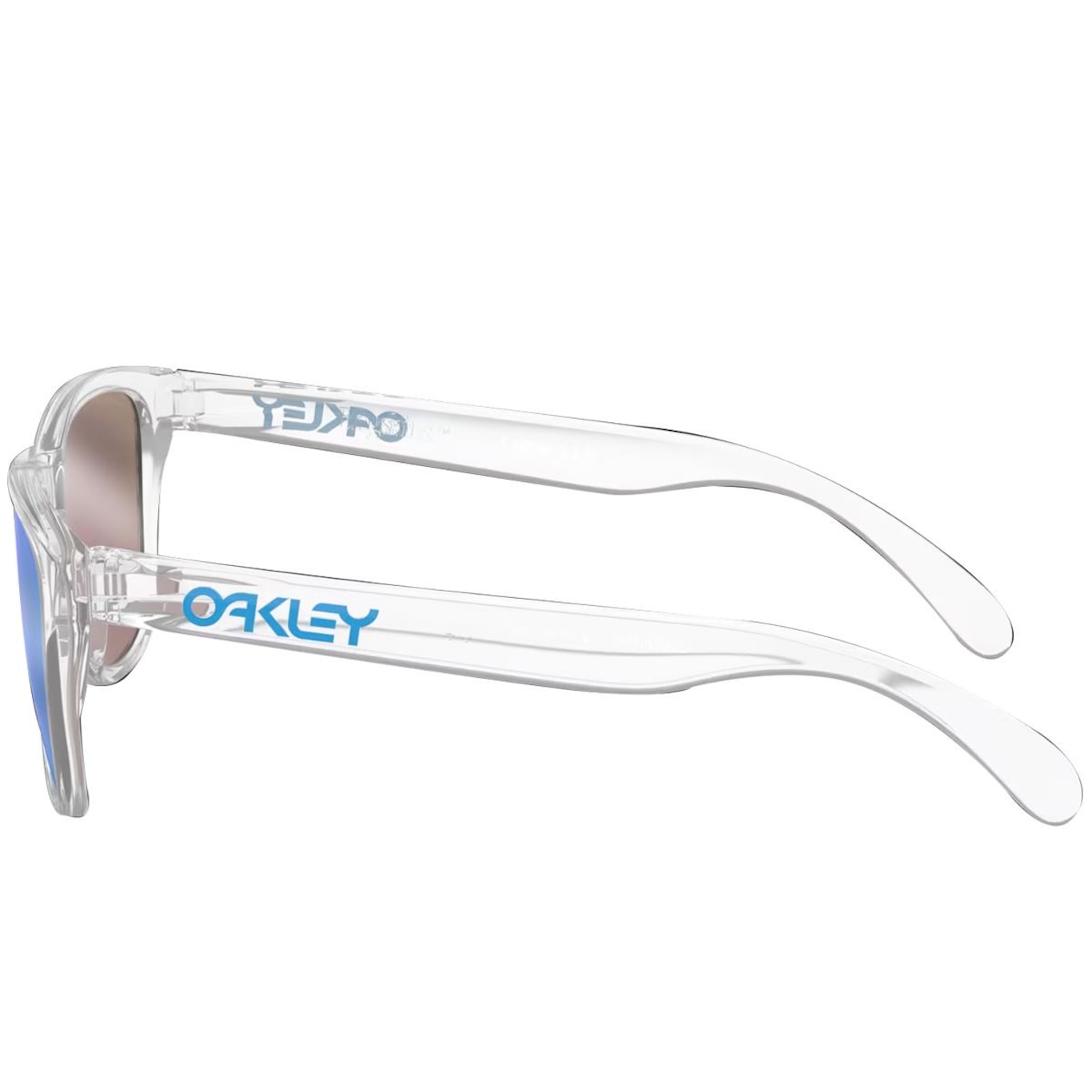 Óculos de Sol Unissex Oakley Frogskins Crystal Clear - Foto 3