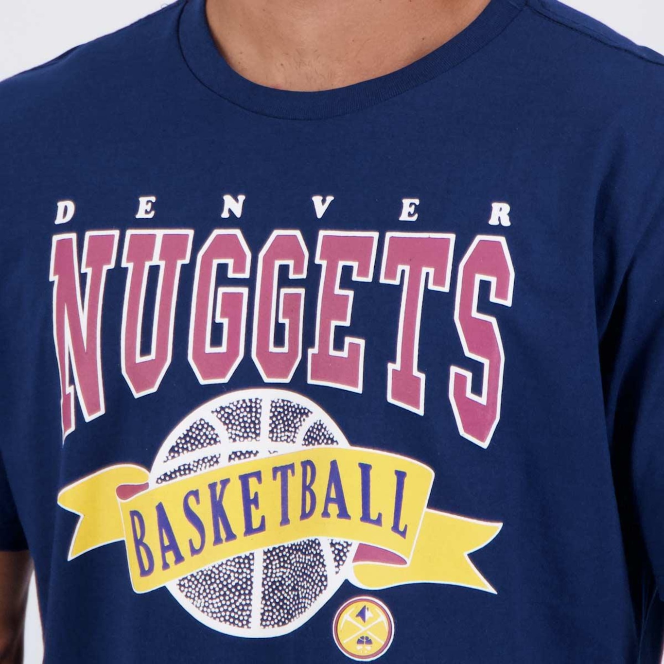 Camiseta Nba Denver Nuggets Flag - Masculina - Foto 5