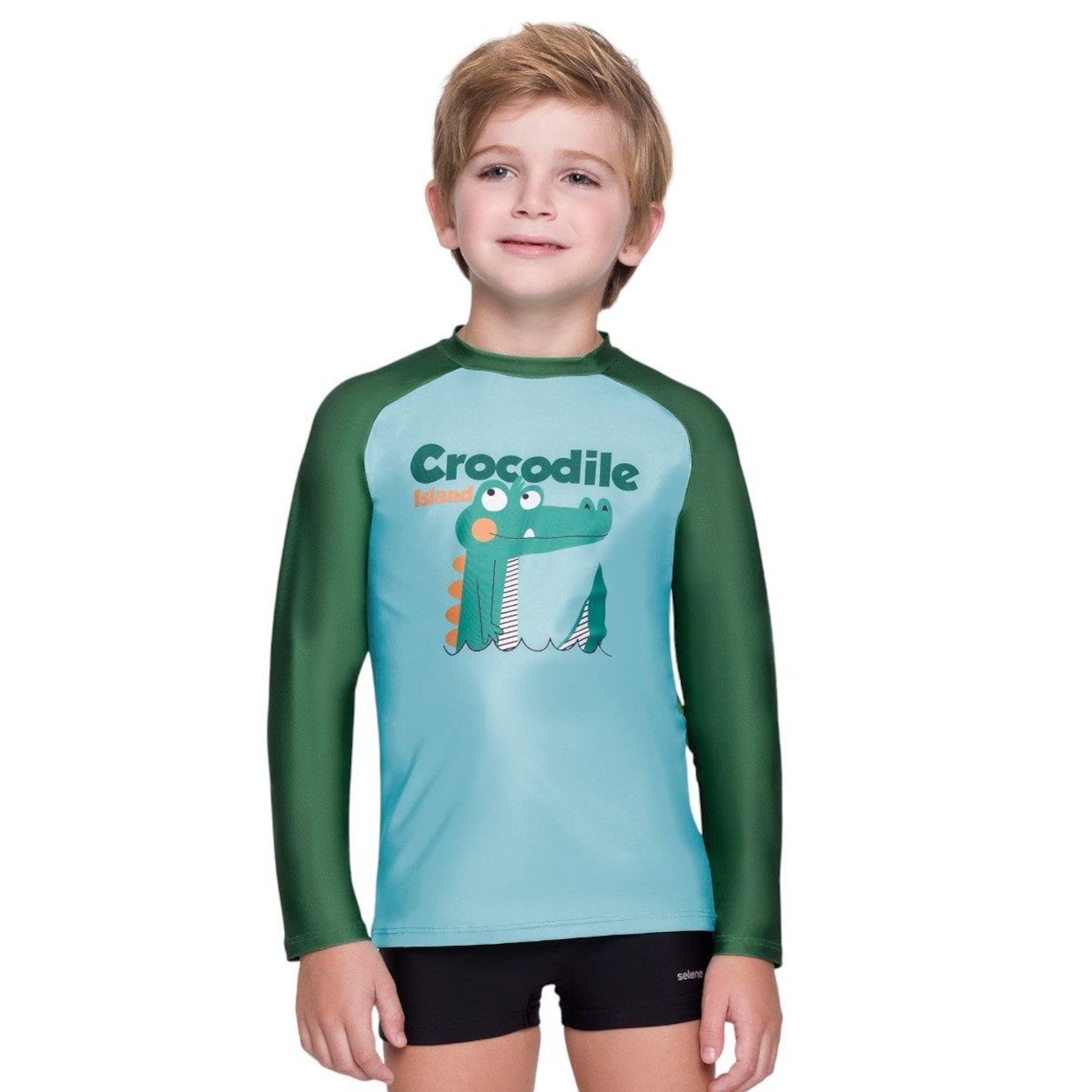 Camisa Manga Longa Selene Uv - Infantil - Foto 1